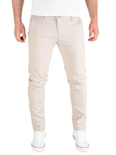 Pittman Chinohose »Derrick« moderne Baumwolll Chino Jeans mit Reißverschluss