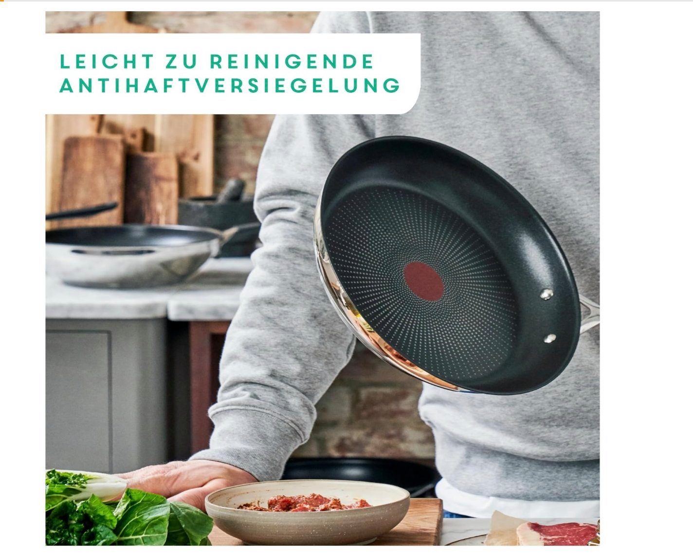 JAMIE OLIVER Bratpfanne by Tefal Cook's Direct On Bratpfanne 28 cm, Induktionstauglich, (1-tlg)