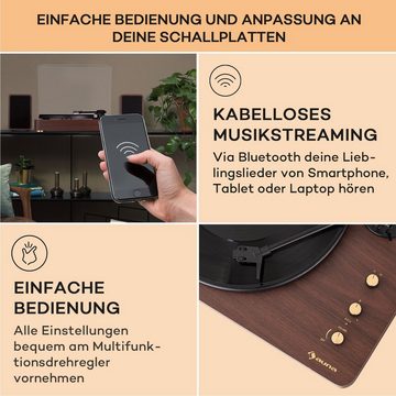 Auna Berklee TT Play Prime Plattenspieler (Riemenantrieb, Bluetooth)