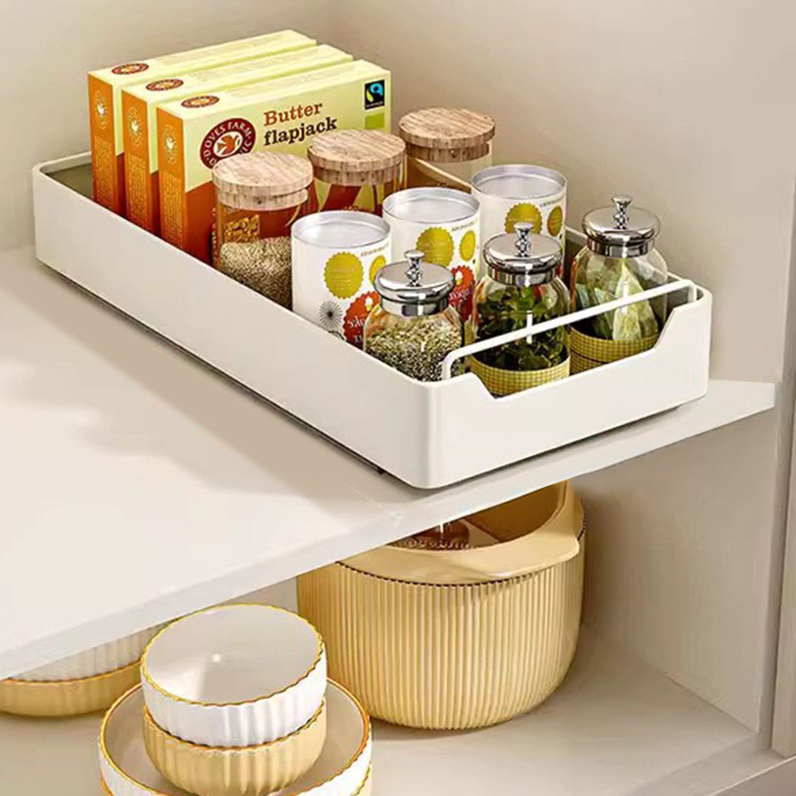 GarveeMore Küchenorganizer-Set Ausziehbarer Schrank-Organizer, ausziehbare günstig online kaufen