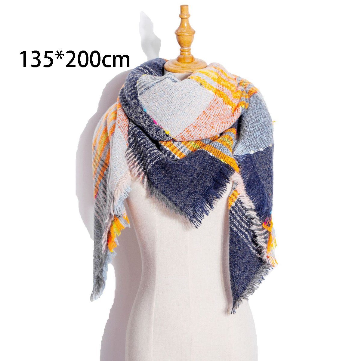 Union Reisen Modeschal (1-St) und Herbst Winter, Damen-Dreieckstuch für lila