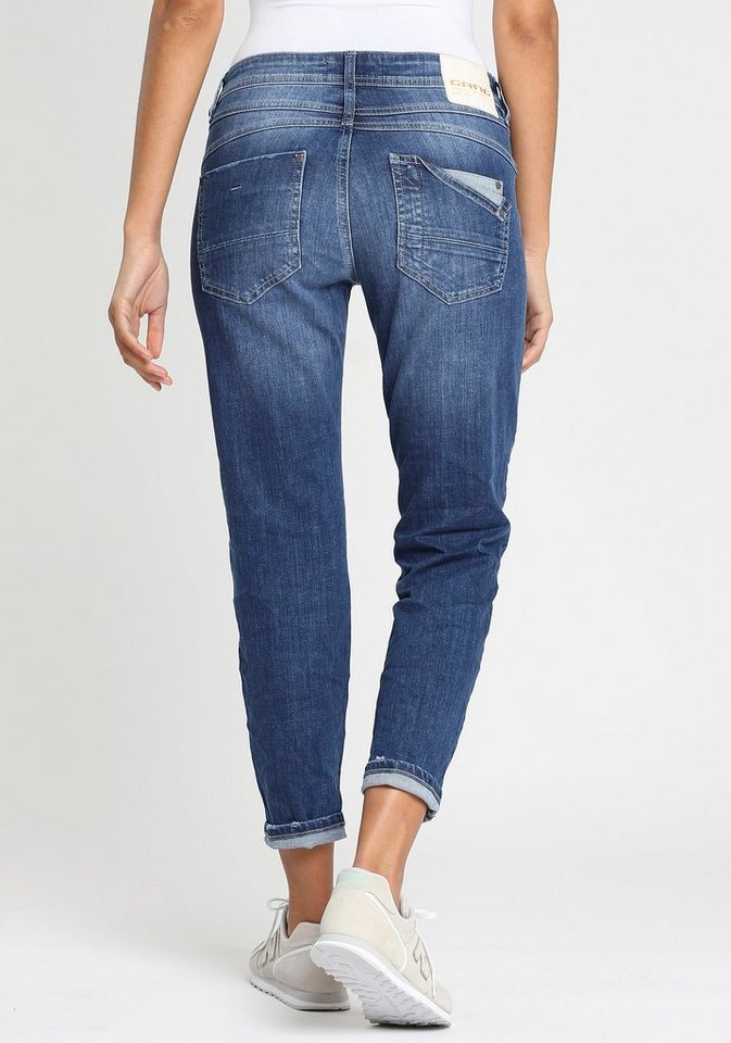 GANG Relax-fit-Jeans 94AMELIE CROPPED, Für normalen Fit eine Nummer kleiner  bestellen, sonst Relaxed Fit