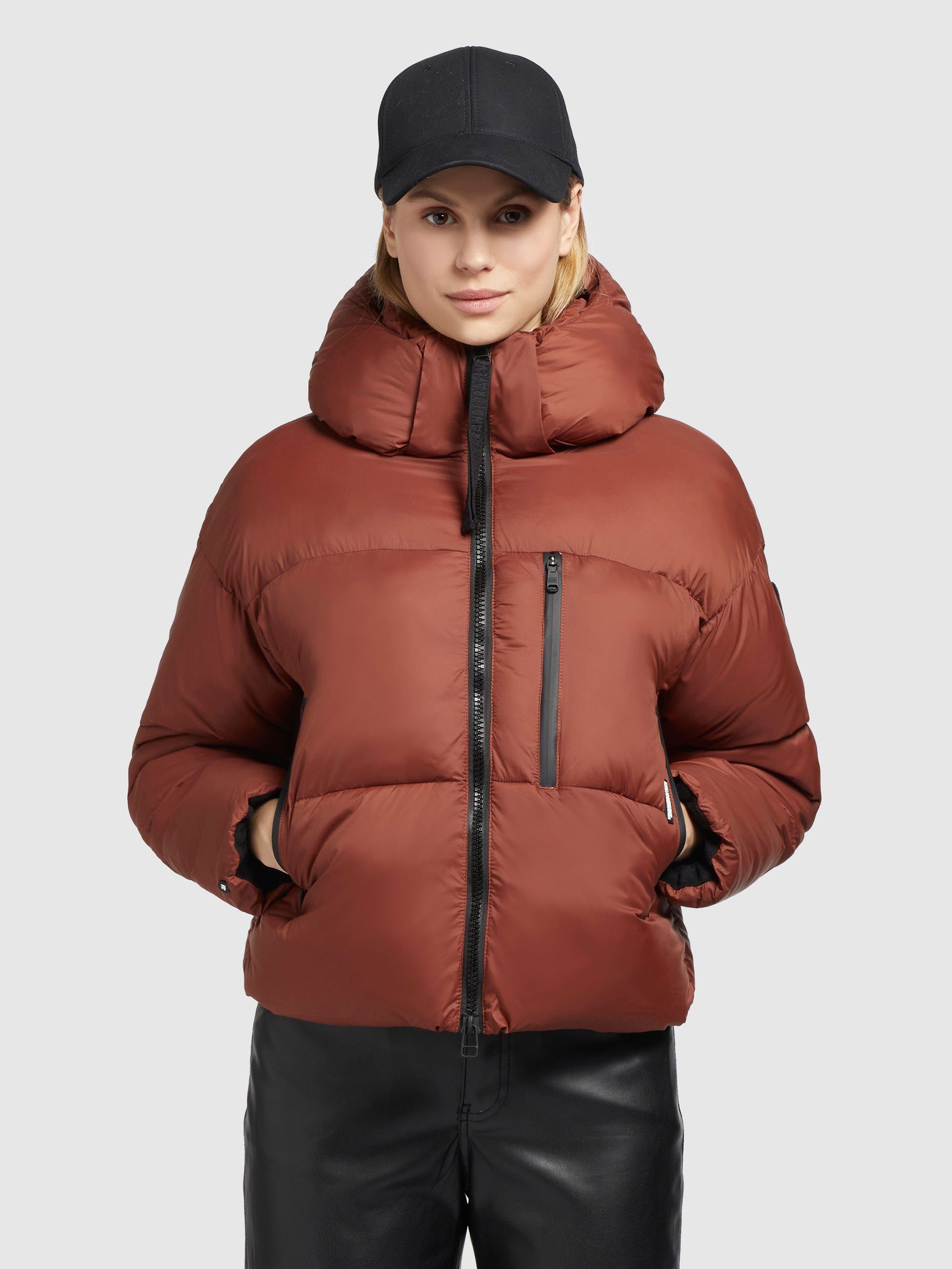 Rotbraun (1-St) khujo Steppjacke LEXI