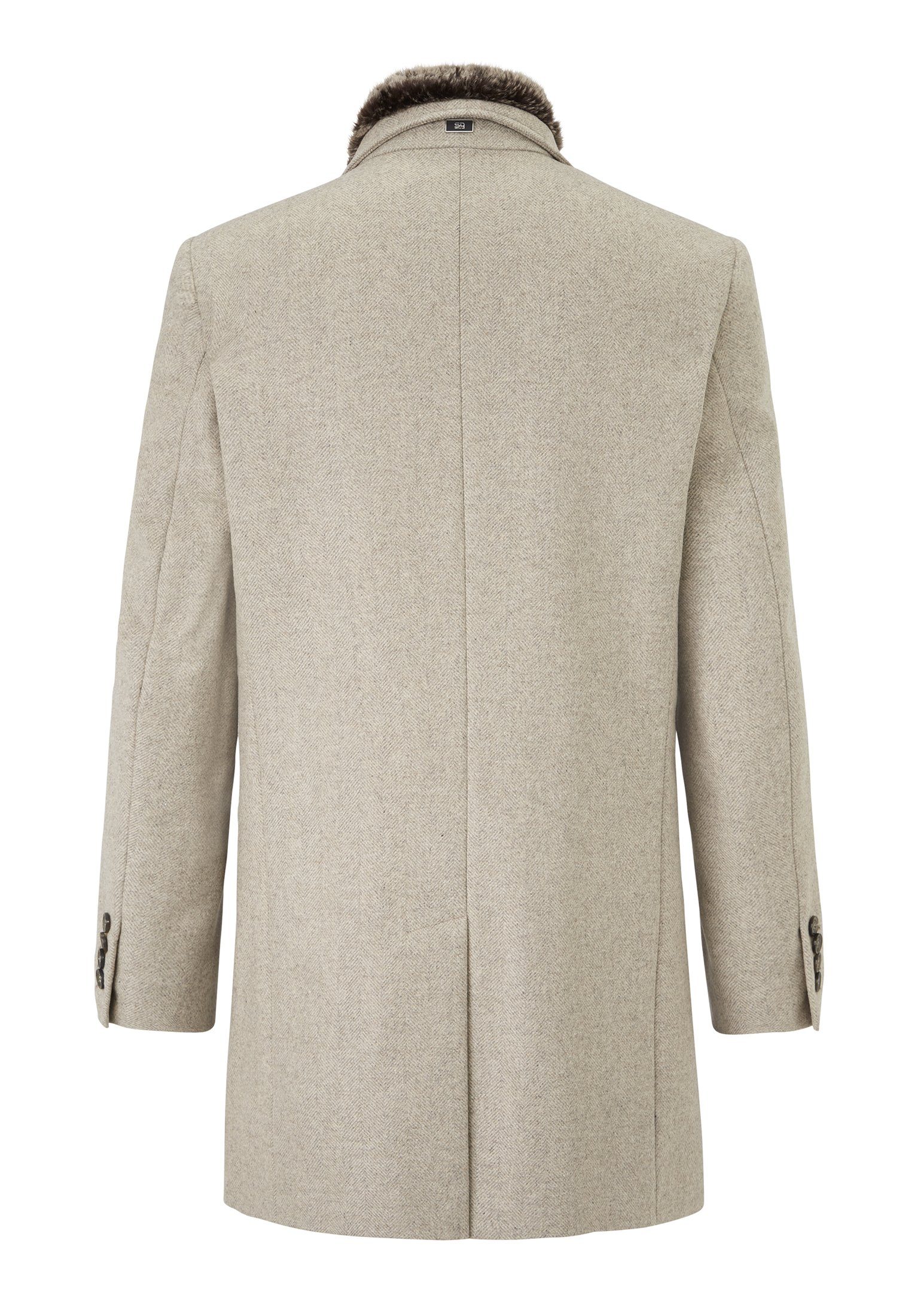 Fit Tailored Jackets Newton Wollmantel italienischer W Wolle Wollmantel S4 mit