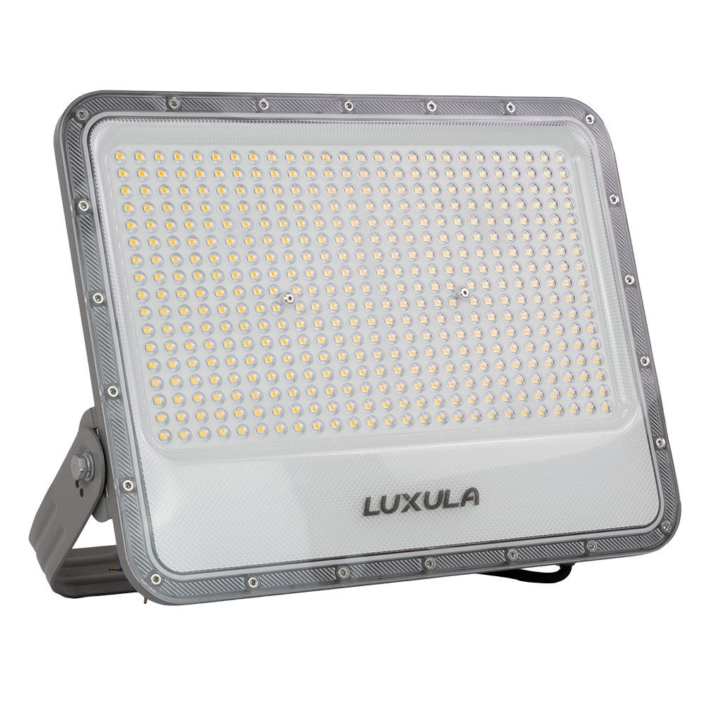 LUXULA LED Flutlichtstrahler LUXULA LED Fluter 300 W 4000 K Neutralweiß Grau, LED fest integriert, Neutralweiß