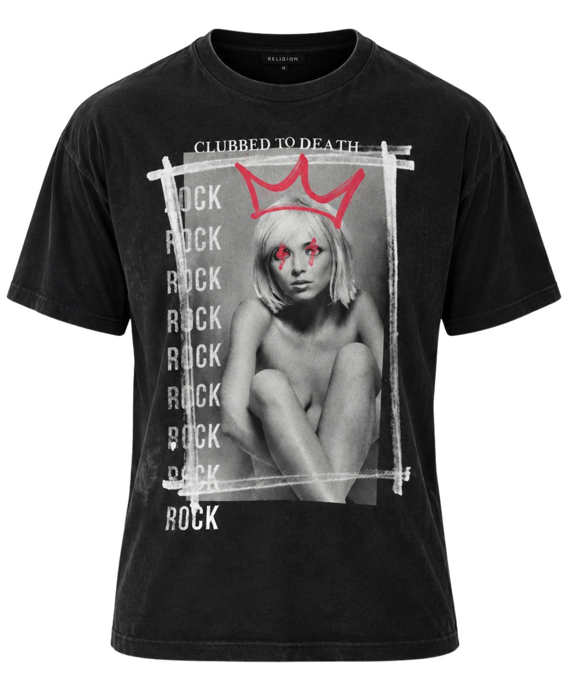 Religion T-Shirt RELIGION Clothing Herren T-Shirt QUEEN-Schwarz-L