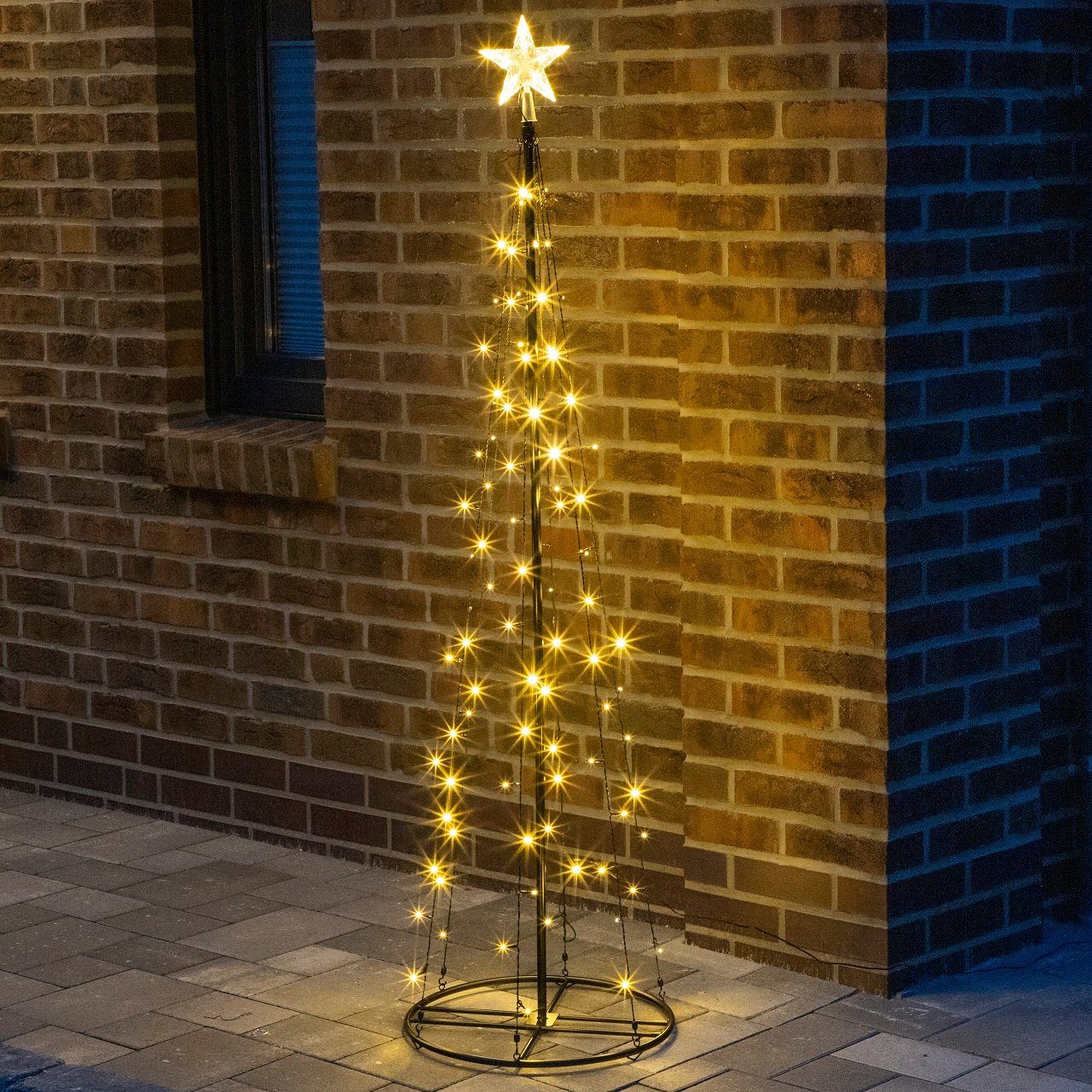 GartenHero Künstlicher Weihnachtsbaum LED Weihnachtsbaum IP44 Lichterkette günstig online kaufen