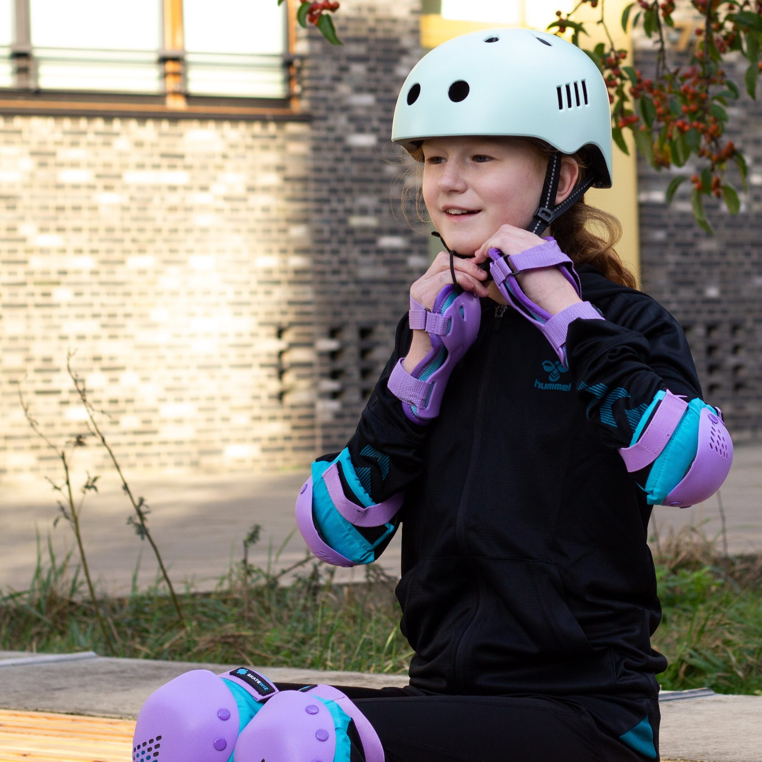 SKATEWIZ Fahrradhelm Kinder ab 6 - Fahrrad Helm Kinder Mädchen - Skaterhelm Kind skate helm, Extrem leicht, gut durchlüftet, zusätzliches Innenpolsterset enthalten
