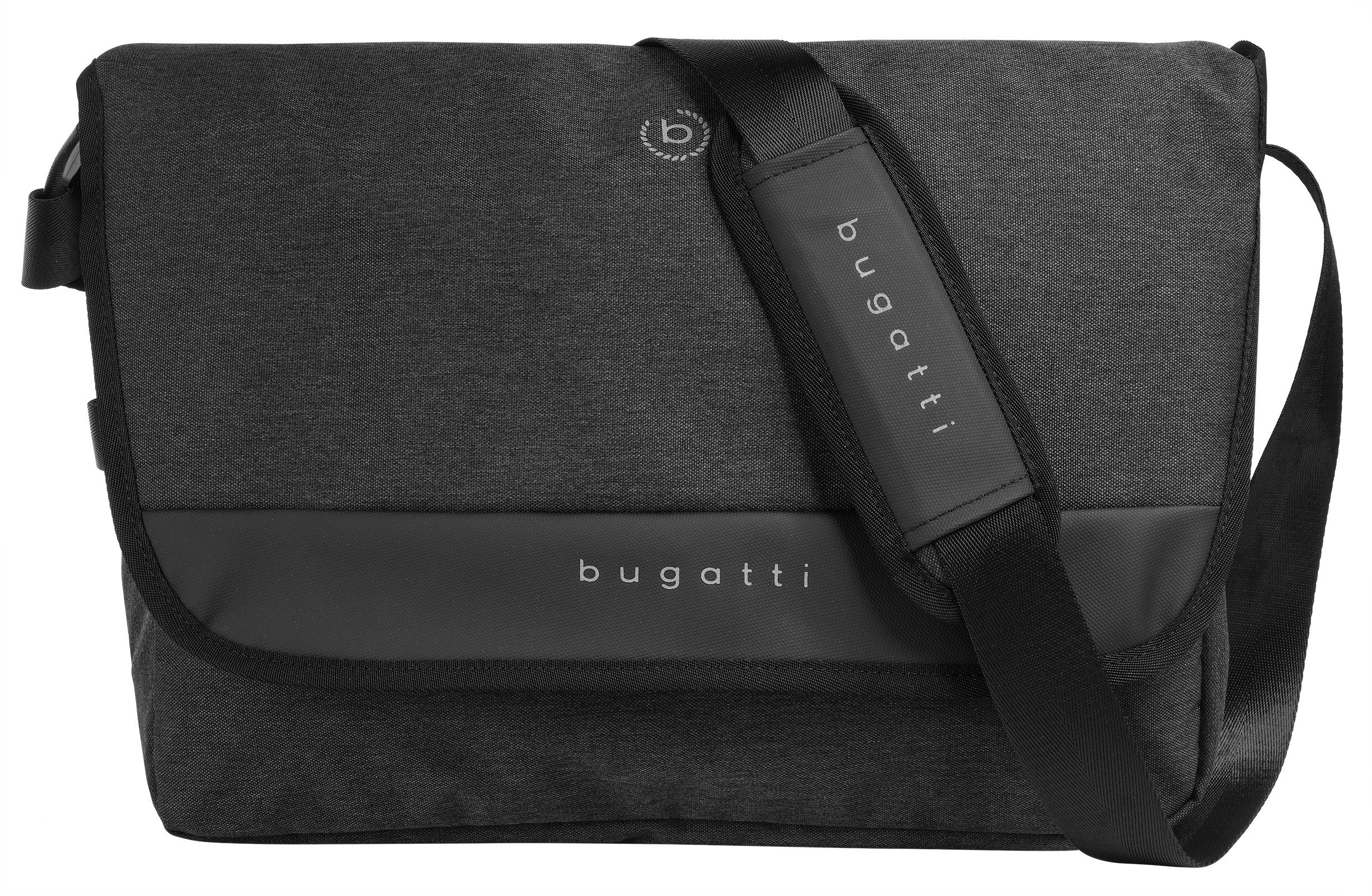 bugatti Messenger Bag 1 stufenlos cm) - 135 verstellbarer UNIVERSUM, Schultergurt cm (85