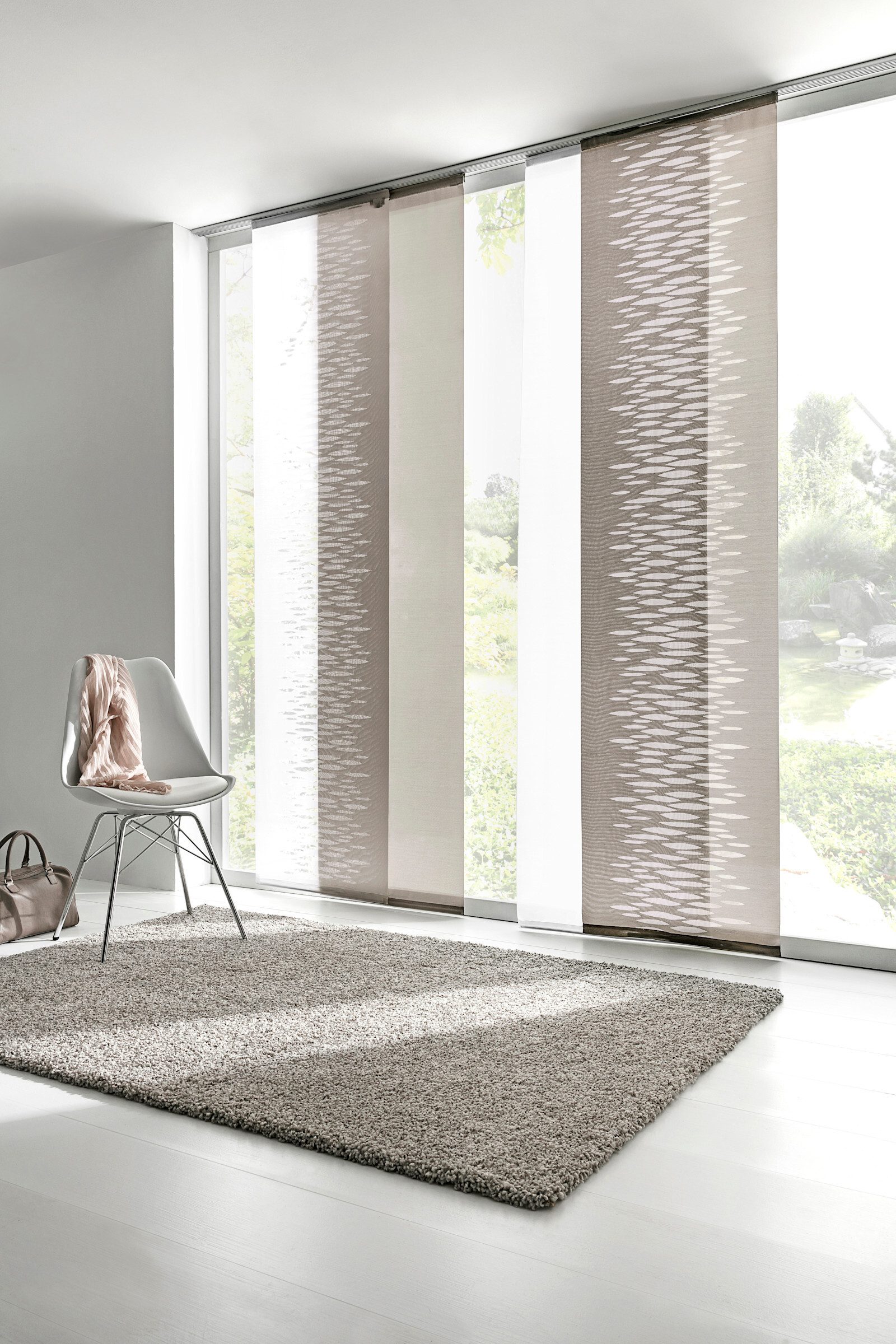 heine Gardine Schiebevorhang . (1 St), Klettschiene, halbtransparent, Schie günstig online kaufen