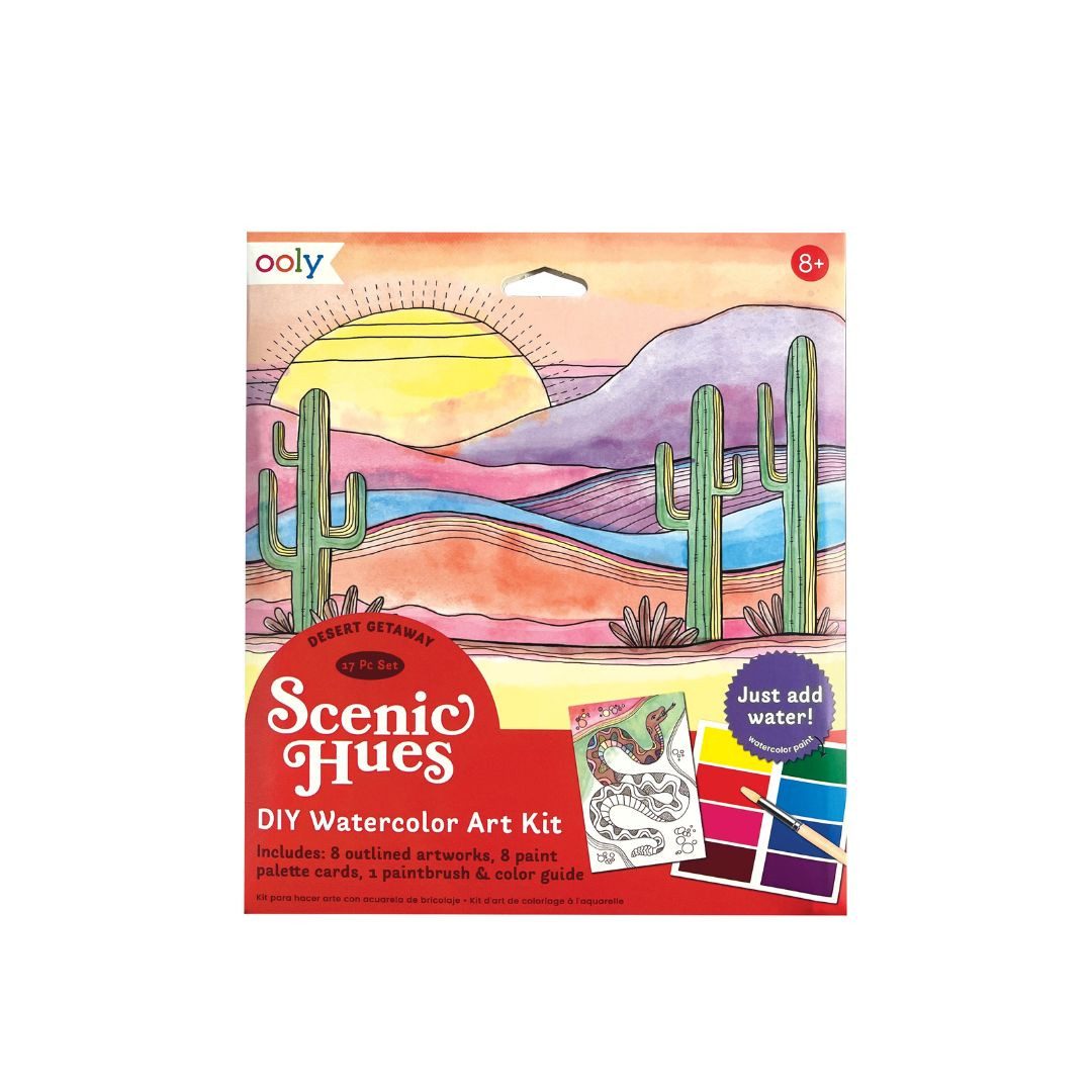 suebidou Malvorlage D.I.Y. Aquarell-Kunst-Kit 'Scenic Hues - Wüstentor'