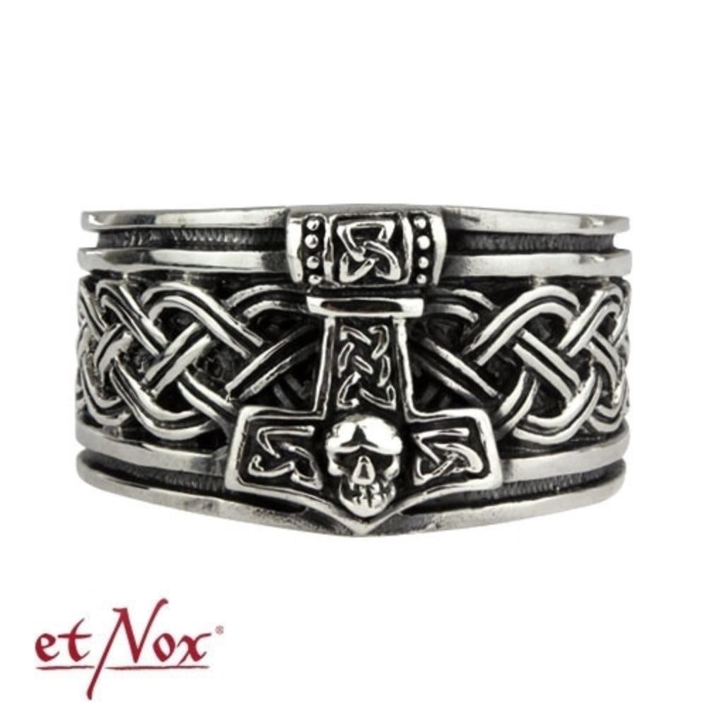 etNox Fingerring etNox Ring „Thors Hammer“ aus Edelstahl günstig online kaufen