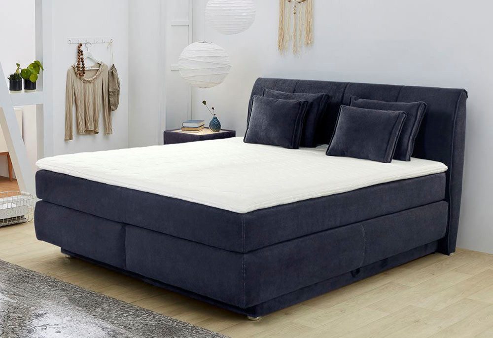 Jockenhöfer Boxspringbett mit Stauraum in braun