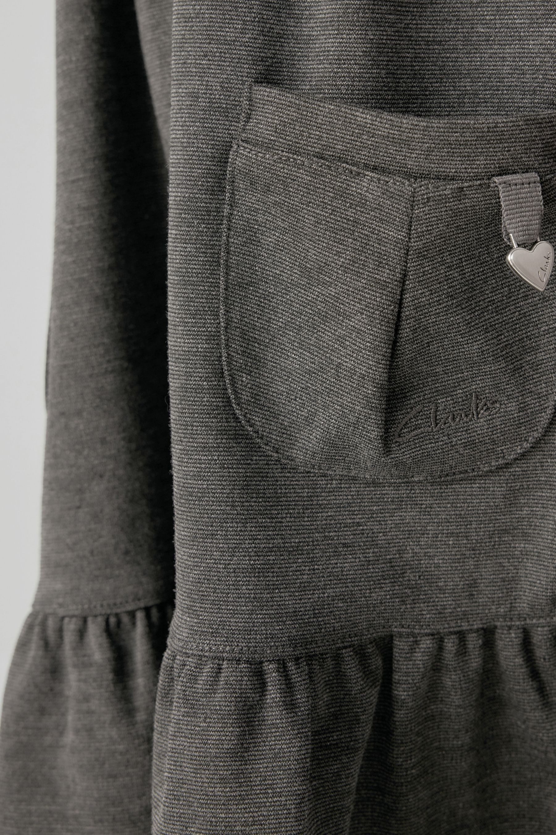 Clarks Latzkleid Ponte-Latzkleid mit Schleife (1-tlg)