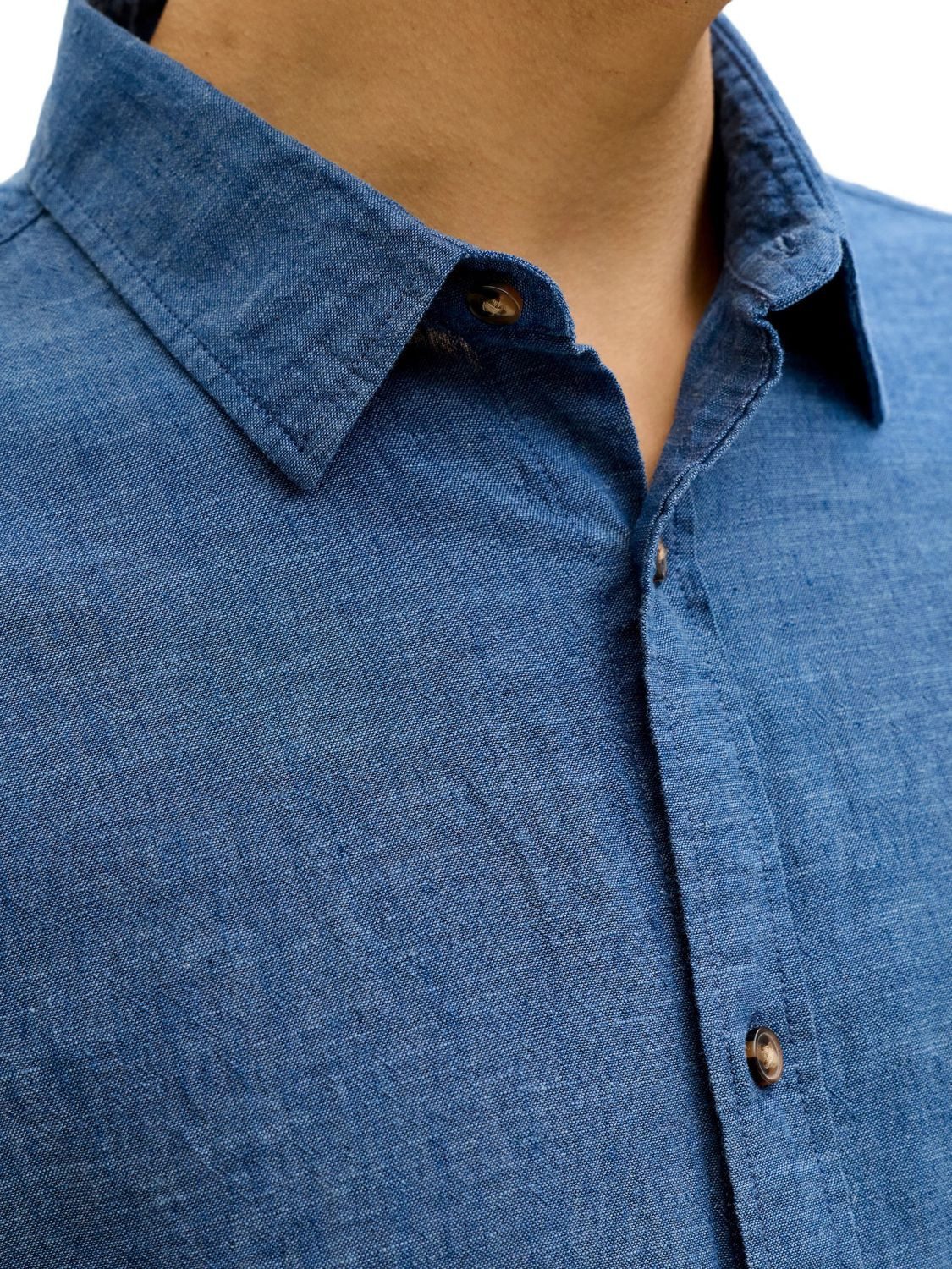 Jack & Jones Langarmhemd JJESUMMER LINEN BLEND (1-tlg) – Bild 4 von 5