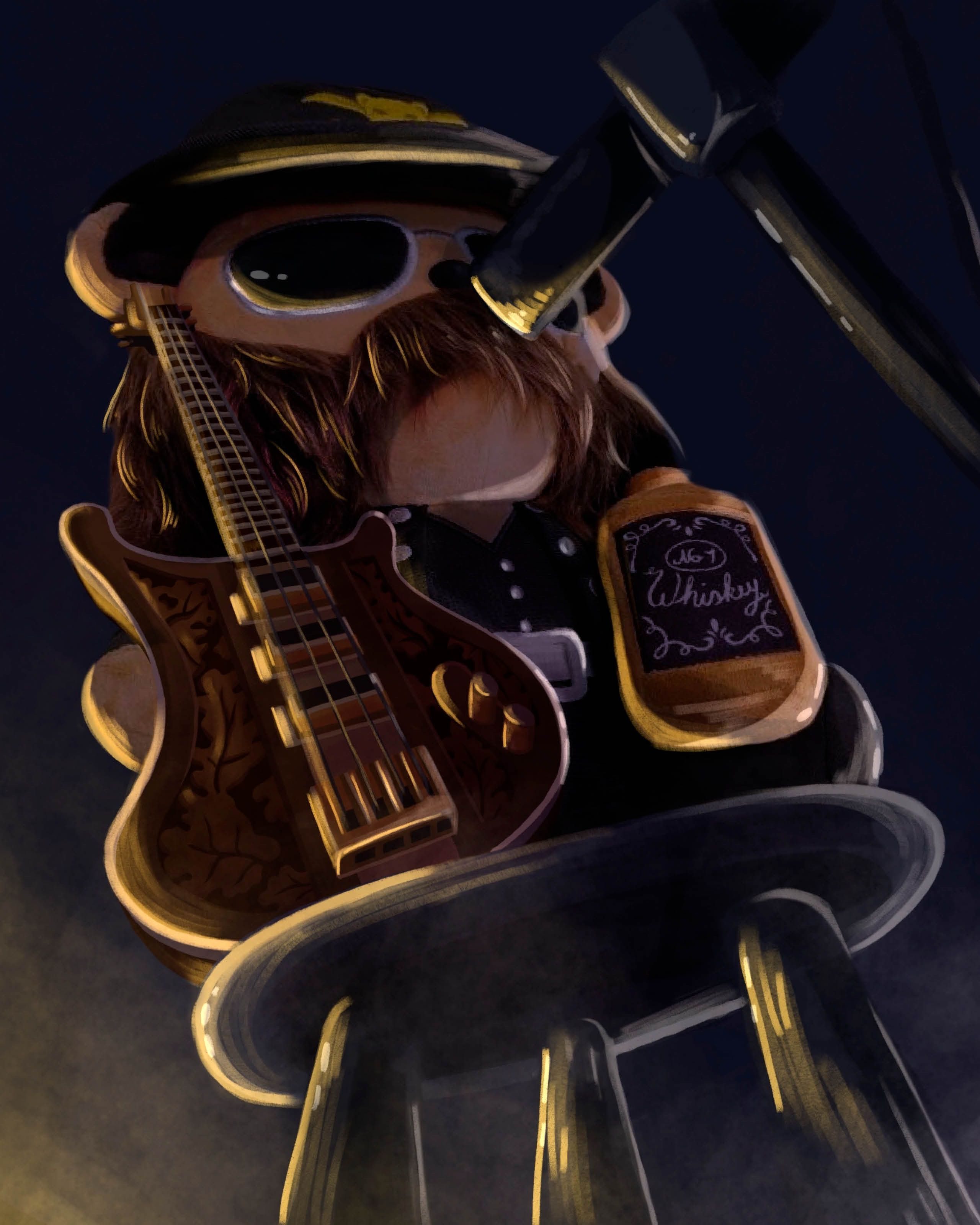 Corimori Kuscheltier 25cm, Motörhead Lemmy Kilmister (Geschenk, Packung, Ge günstig online kaufen