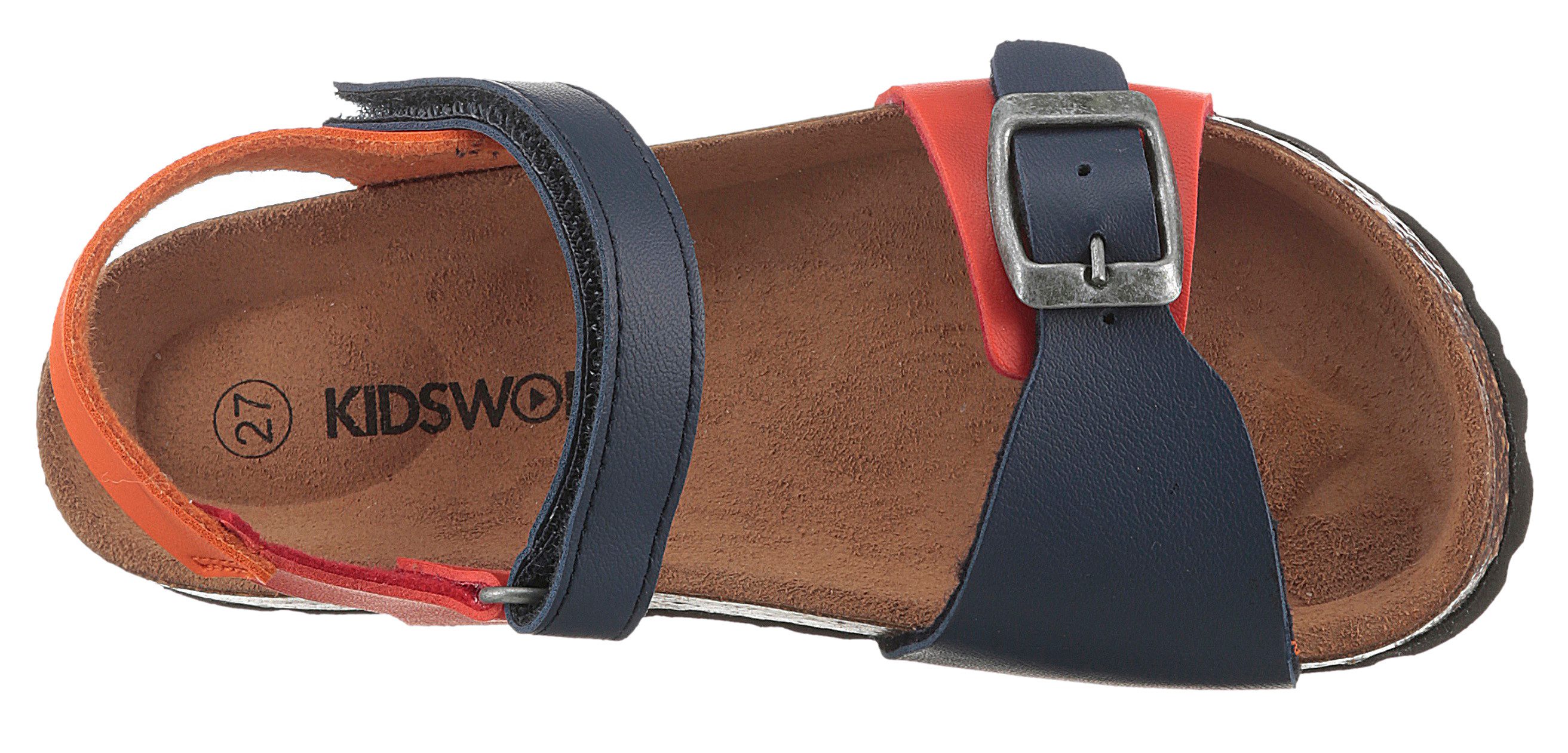 KIDSWORLD Riemchensandale Sommerschuh, Strandschuh, Urlaubschuh mit Klett