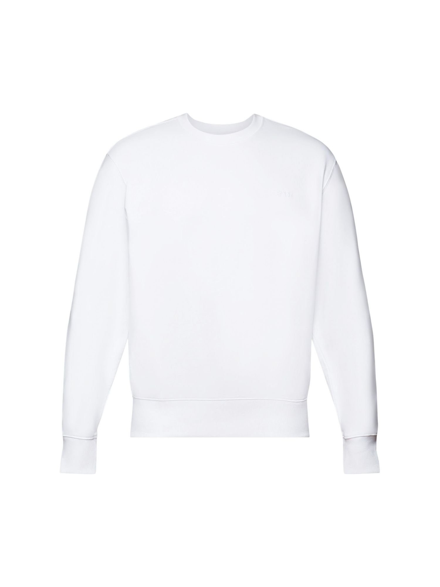 Esprit Sweatshirt Sweatshirt mit Print auf der Rückseite (1-tlg) WHITE