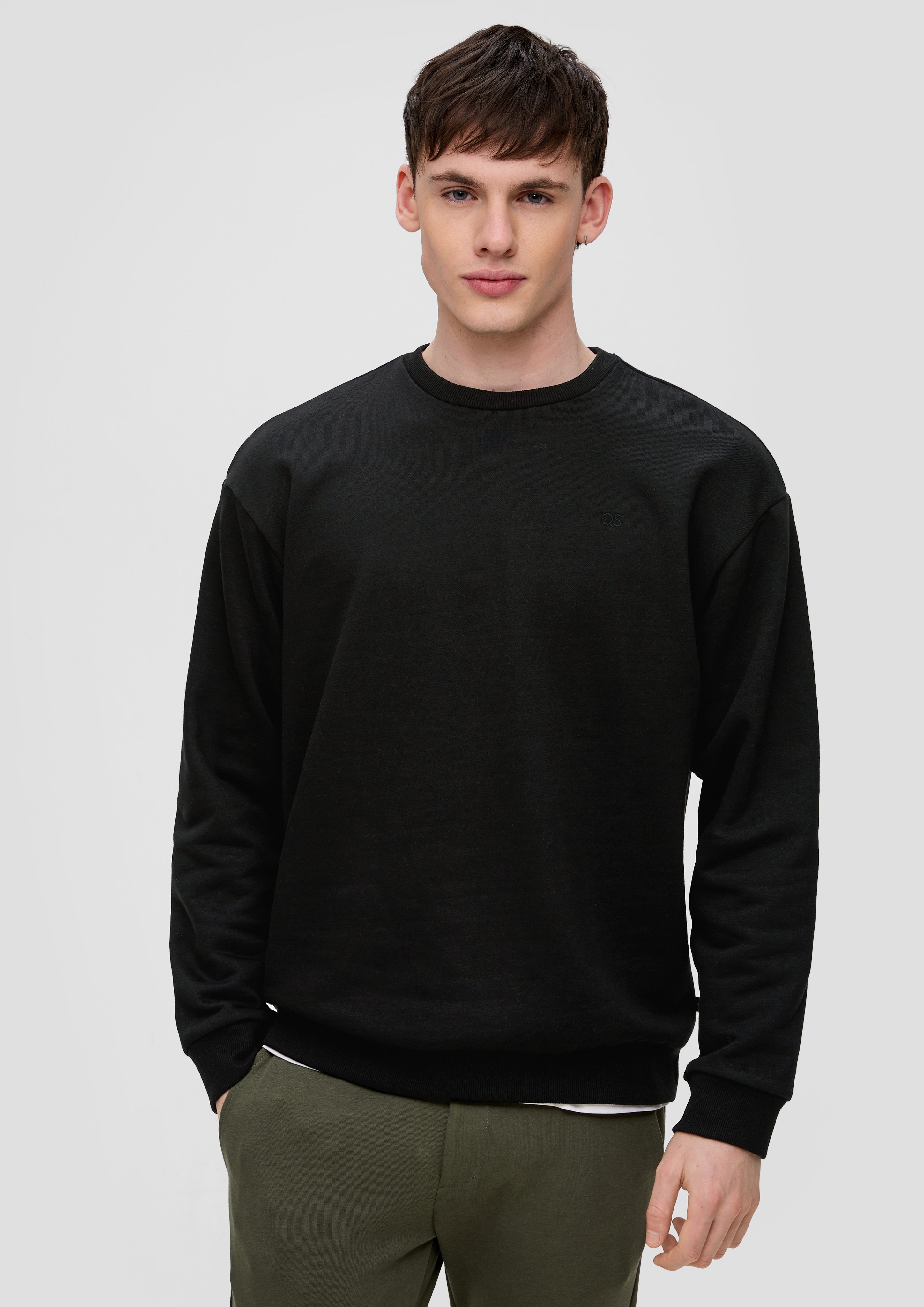 Sweatshirt Sweatshirt mit Logo-Stickerei