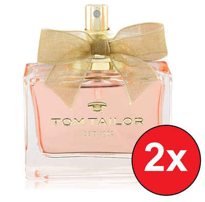 TOM TAILOR Eau de Toilette Urban Life Woman EDT 2x 50 ml Damendüfte Duft Frauen Parfum, 2-tlg., Intensiv fruchtig blumig Parfüm Geschenk für Damen Frauen Mädchen