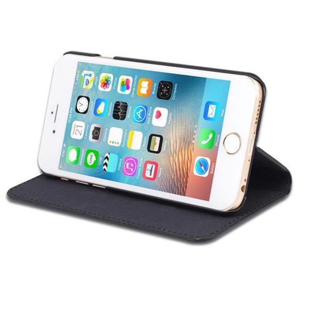 Cadorabo Handyhülle für iPhone 6 / 6S Hülle Apple iPhone 6 / 6S, Klappbare Handy Schutzhülle - Hülle - mit Standfunktion und Kartenfach