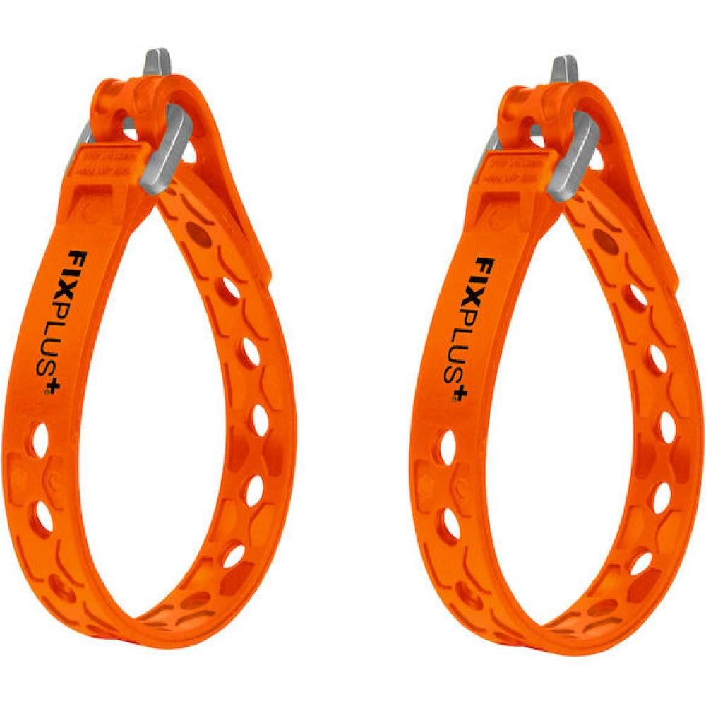 Fixplus Fahrradreflektor FixPlus Spannband Strap Nano/Slim Fit 23 23 cm Orange - vielseitiges F