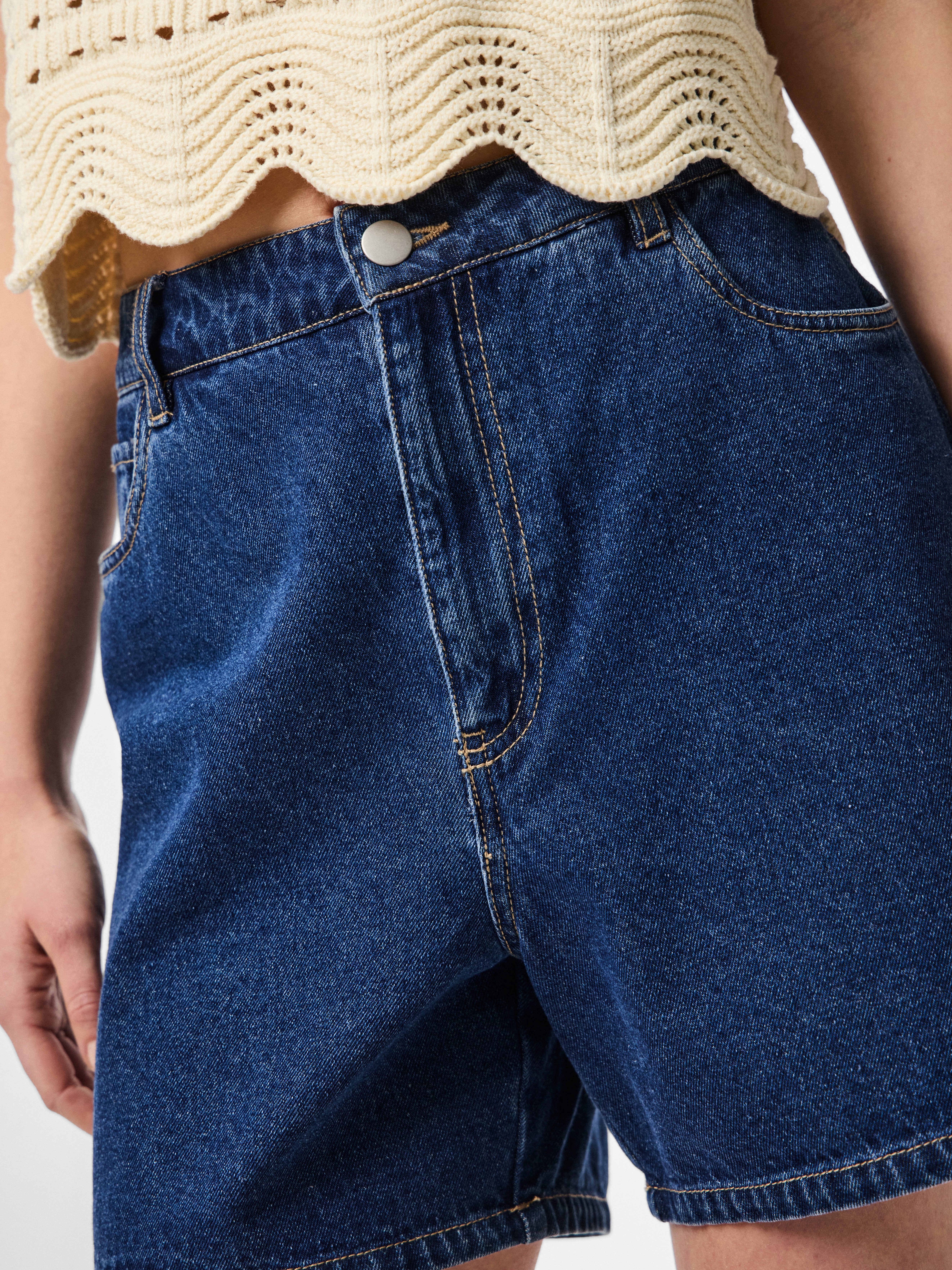 pieces Jeansshorts PCABBI MW SHORTS NOOS günstig online kaufen