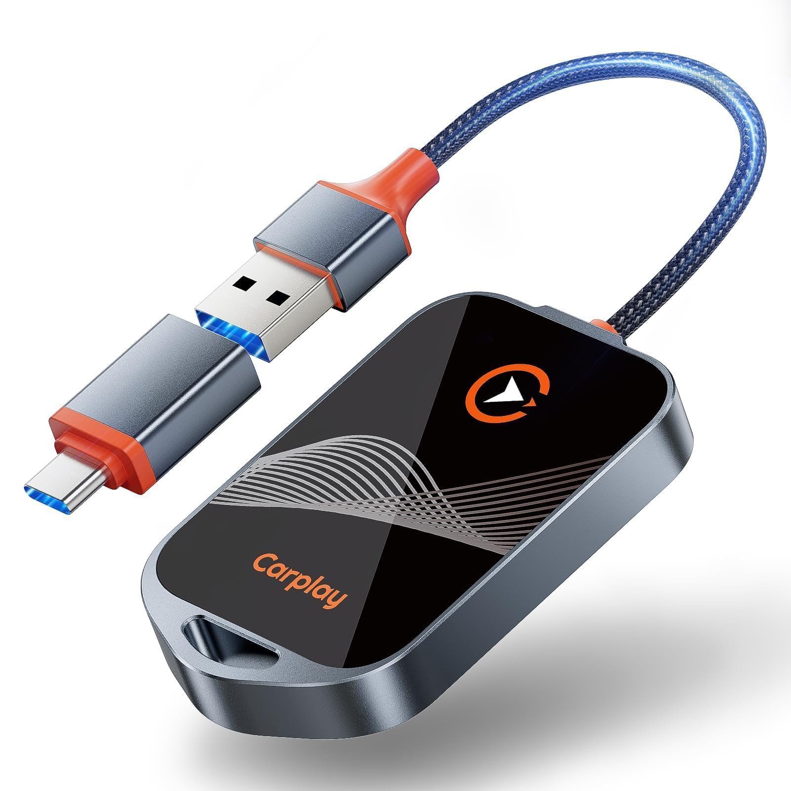 Wireless CarPlay Auto Adapter 2in1 Plug Play für iOS 10+ & iPhone 6+ Adapter