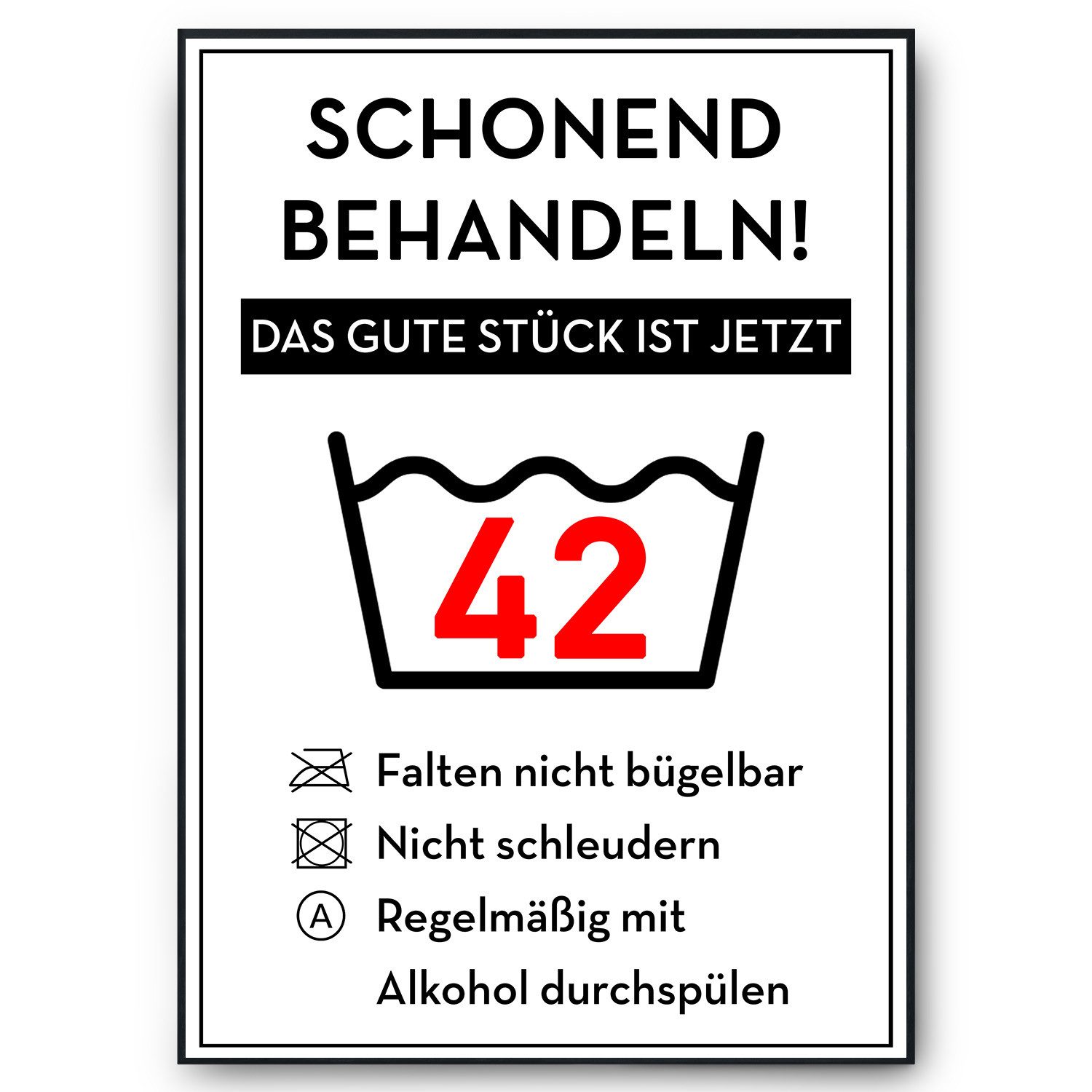 Tigerlino Poster Geburtstag Geschenk Urkunde Lustig günstig online kaufen