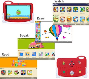 C idea Tablet (7", 32 GB, Android 13, 4G, Kinder Tablet Mit Kid-Proof Fall Vorinstalliert Iwawa Für Baby Jungen)