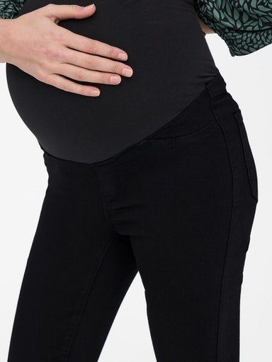 ONLY MATERNITY maternity jeans OLMRAIN REG SK JEGGING BLACK DNM NOOS