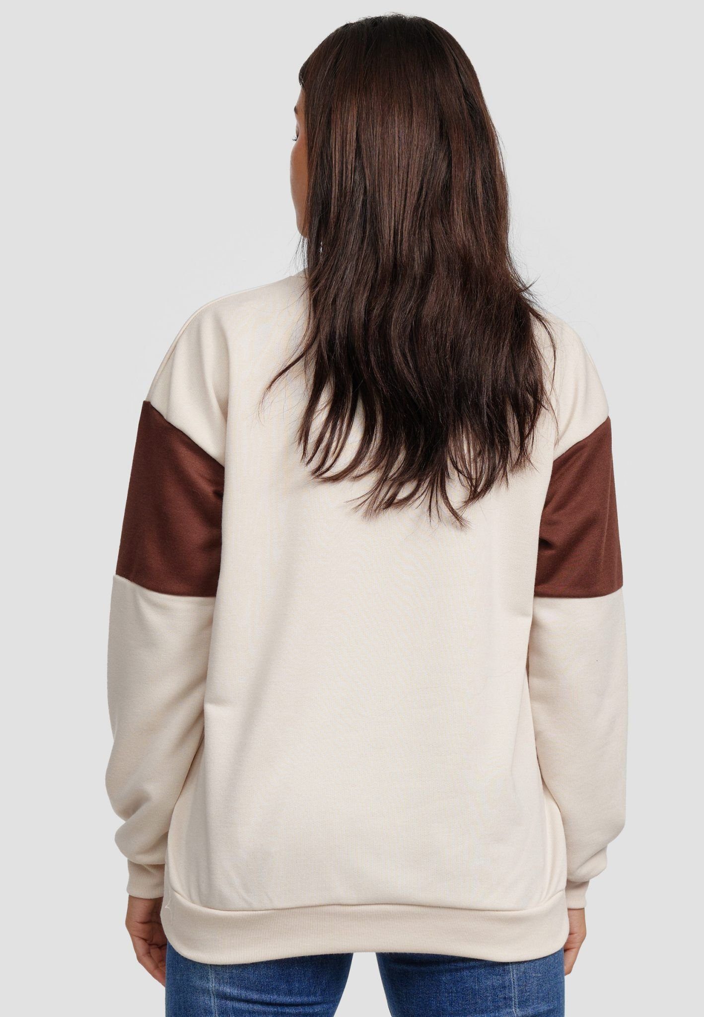 Worldclassca Sweatshirt Worldclassca Damen Mädchen Oversized Sweatshirt Lounge Homewear