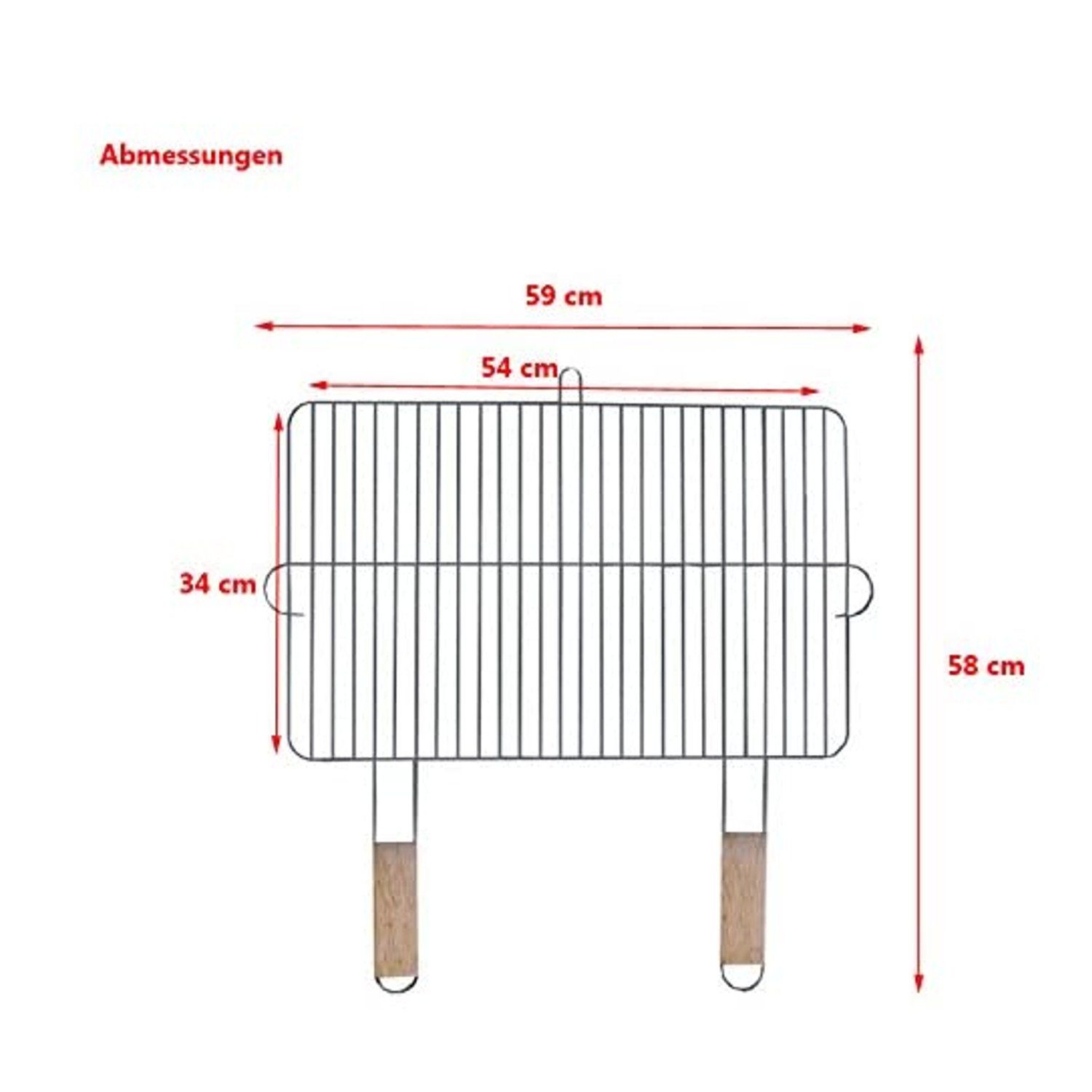 Master Grill & Party Grillrost MG255, 54 x 34 cm