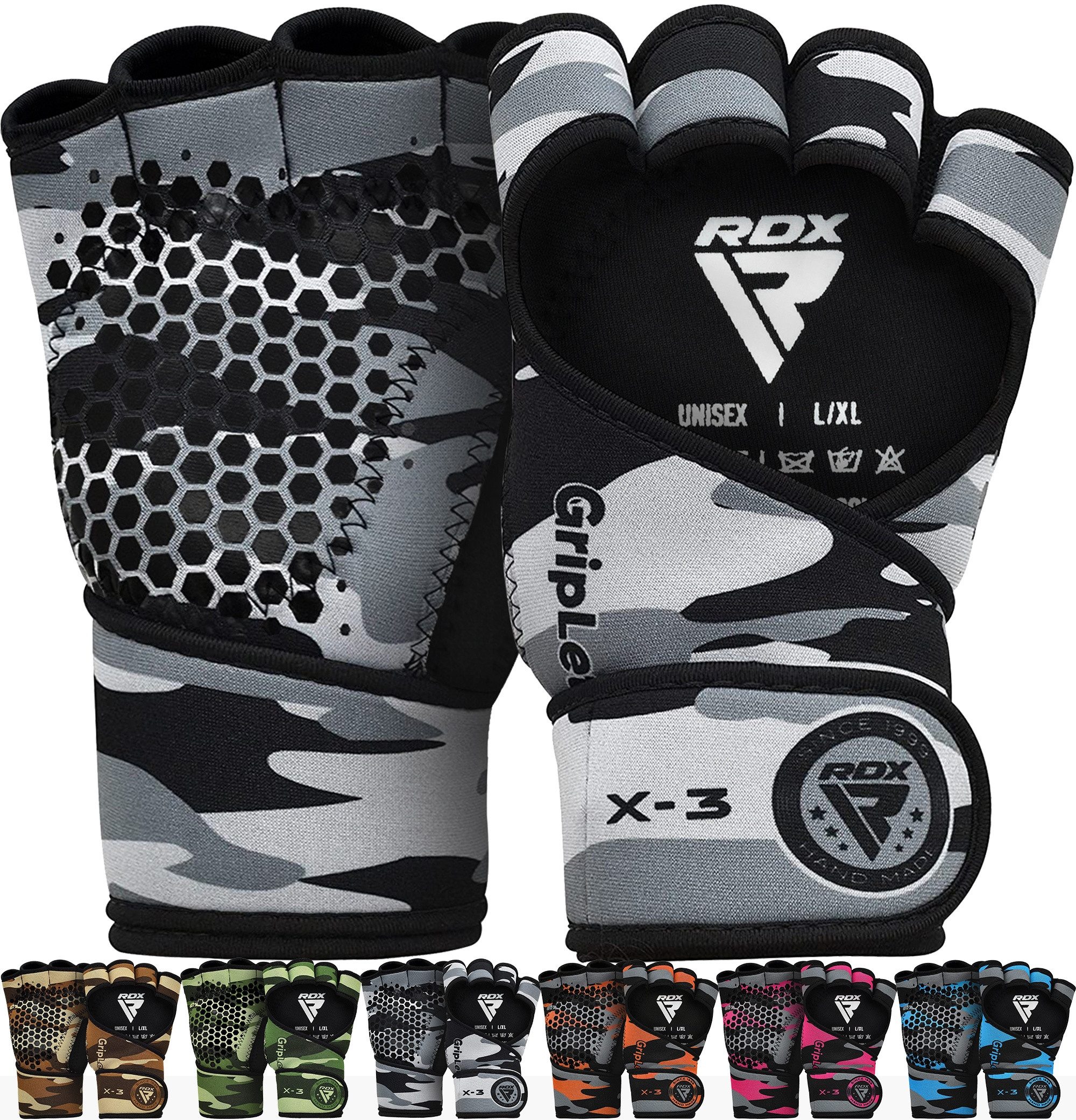 RDX Sports Trainingshandschuhe RDX X3 Gewichtheber Griffe günstig online kaufen