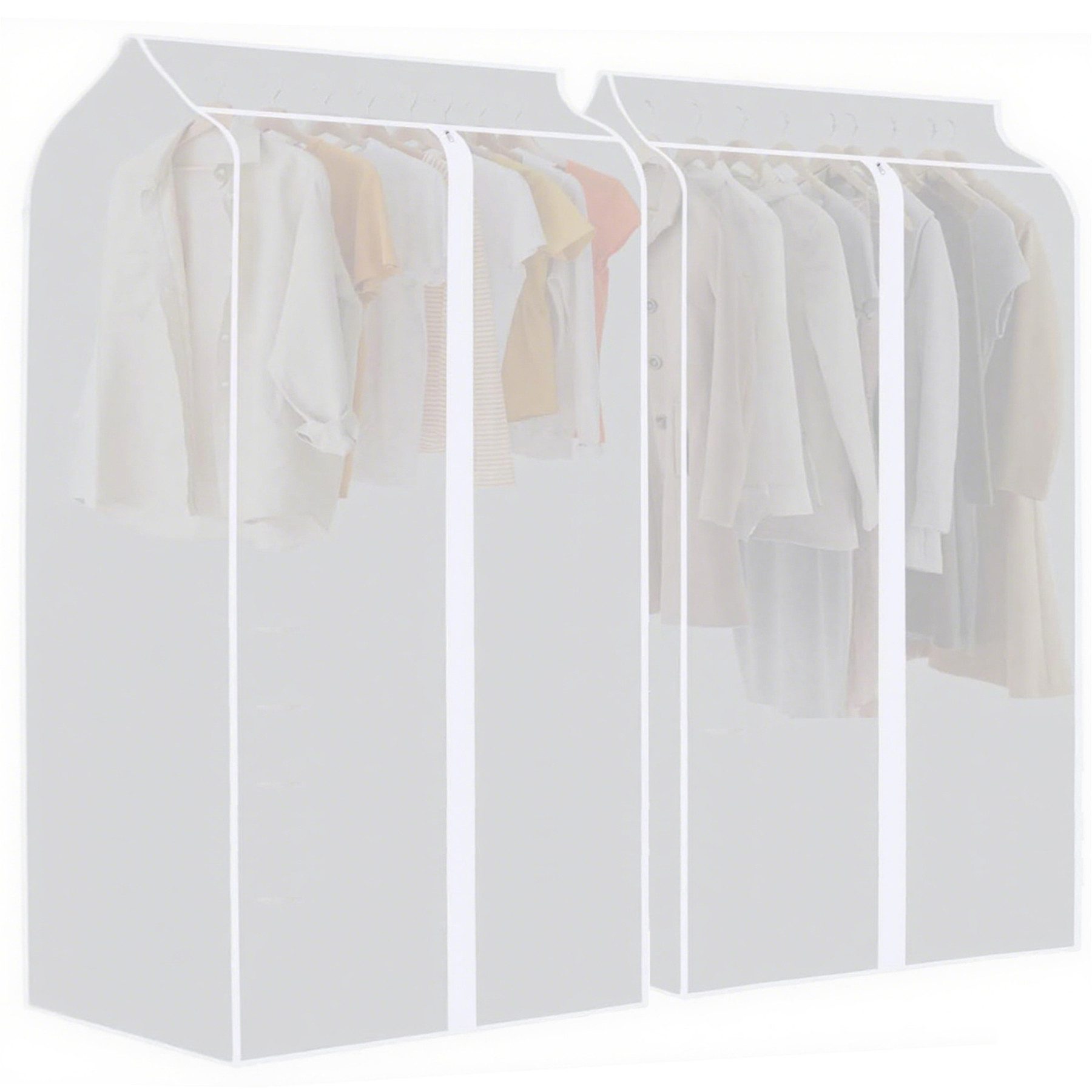 Mutig Kleiderständer 2 Stück Staubdichte Kleidersäcke mit Reißverschluss, K günstig online kaufen