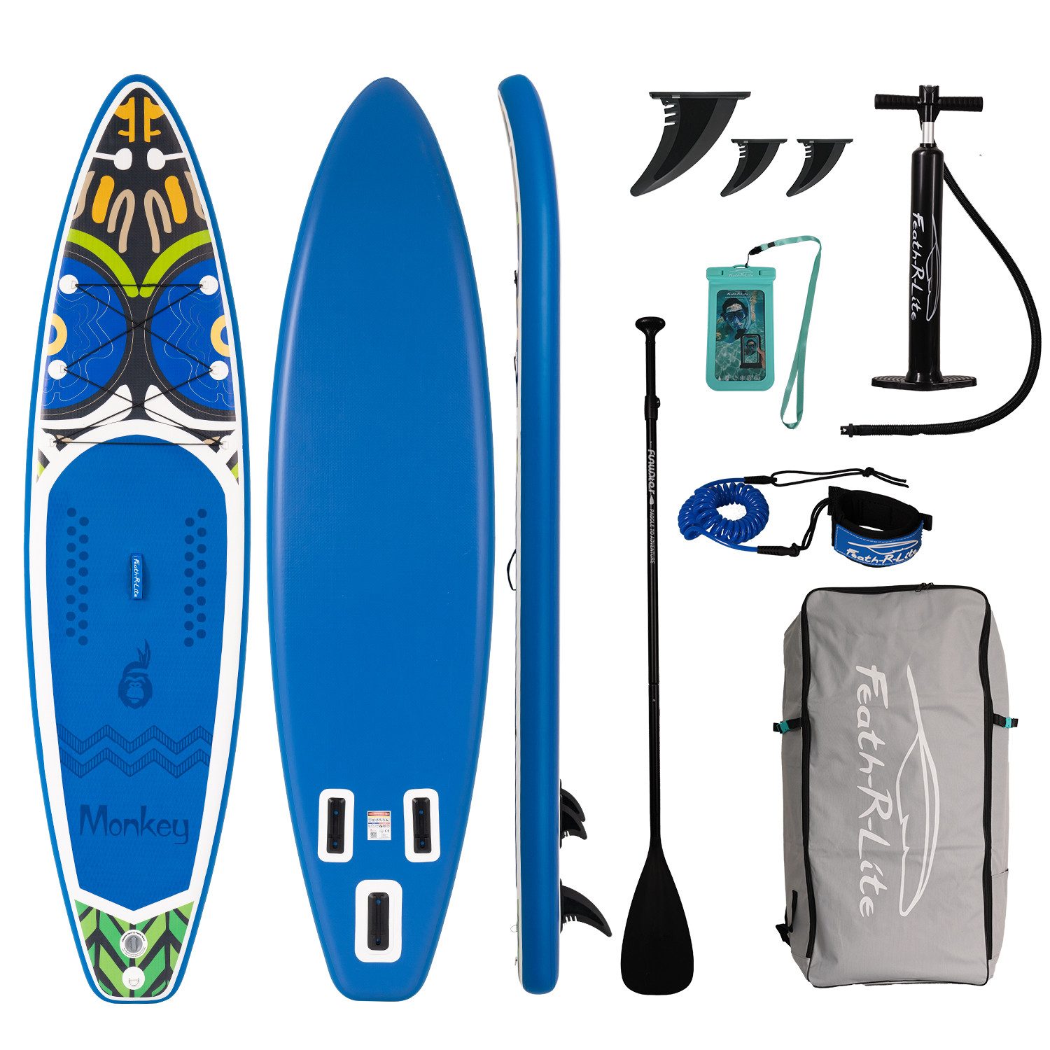 DOTMALL Inflatable SUP-Board Leichtes aufblasbares Stand Up Paddle Board