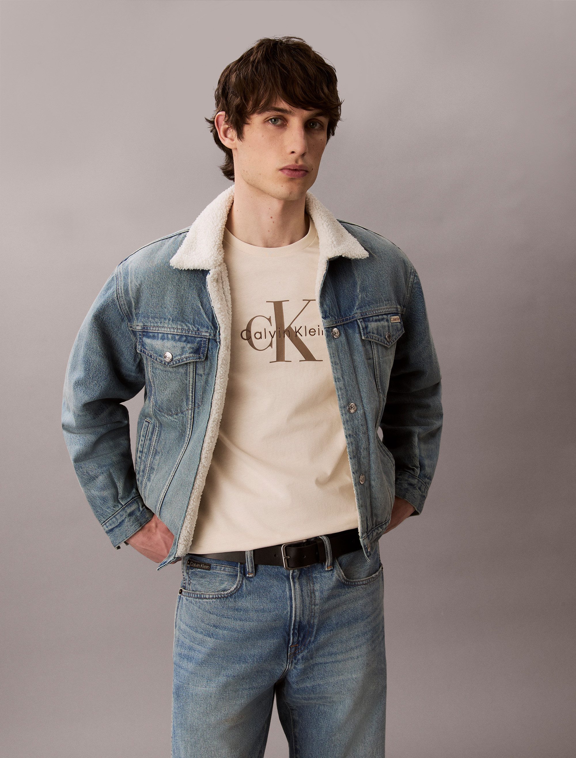 Calvin Klein Jeans T-Shirt SS Hero Monologo Tee 20s Mit Rundhalsausschnitt, günstig online kaufen