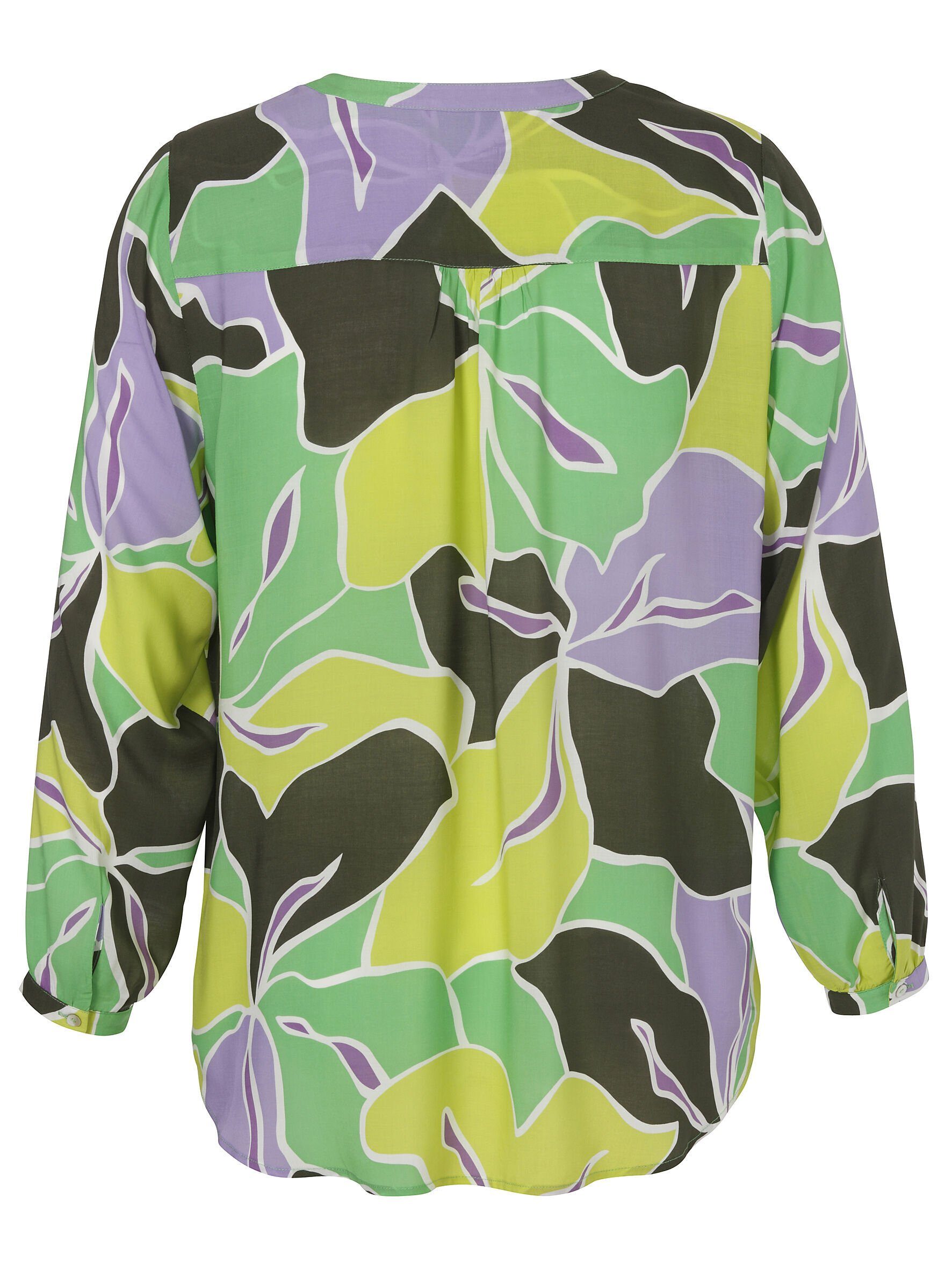 VIA APPIA DUE Klassische Bluse mit floralem Allover-Print günstig online kaufen