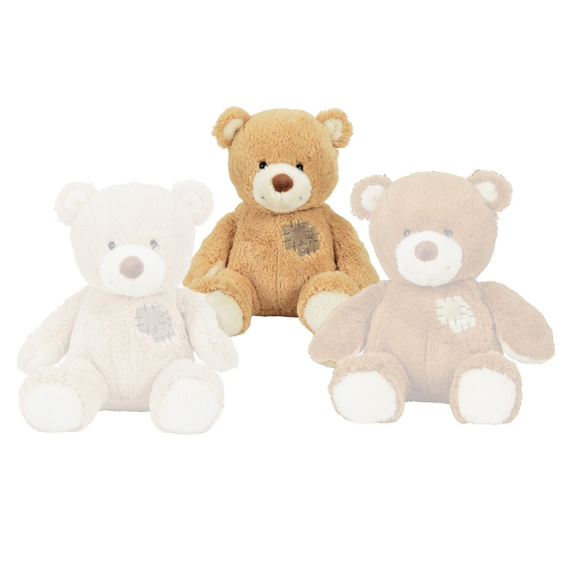 Nicotoy Plüschfigur Plüschbär Kuschelbär 25 cm aus Plüsch für Alltag und Schlafenszeit