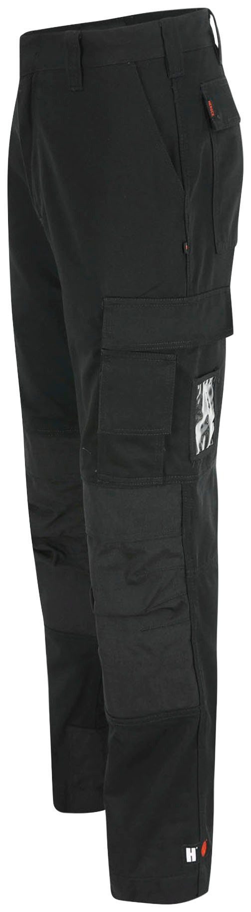 Herock Arbeitshose TITAN HOSE SHORTLEG Taschen, 12 wasserabweisend, schwarz sehr 3-Naht, Kurzgröβe, angenehm