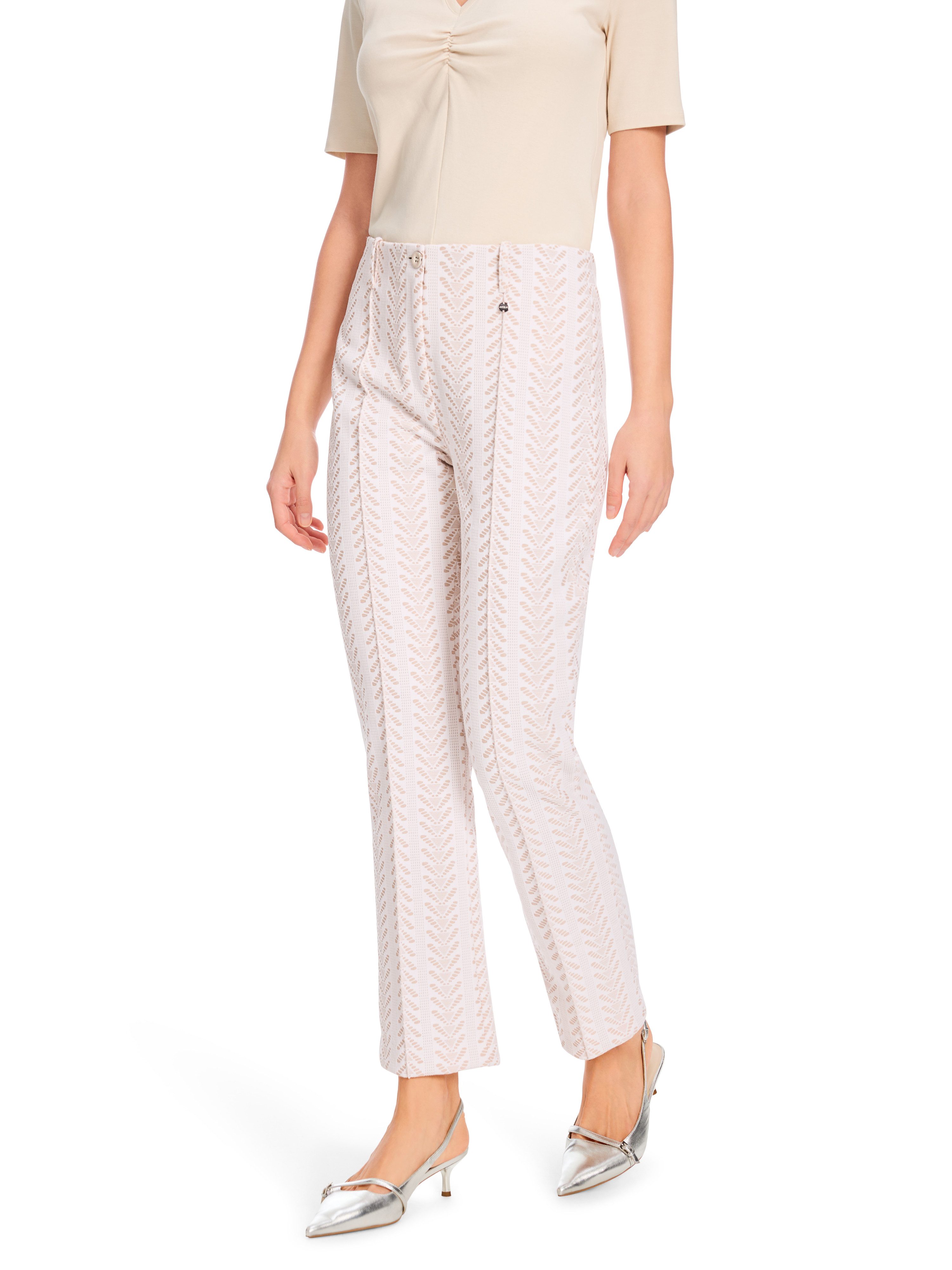 Marc Cain 7/8-Hose "Trip to France" Premium Damenmode Ajour-Hose Modell FOR günstig online kaufen