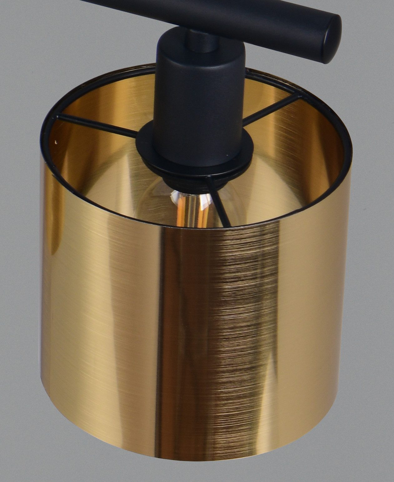 Reality Leuchten Pendelleuchte JASON, Hängelampe Esszimmerlampe, 4-flammig, exkl. 4xE14 max 10W, Leuchtmittel wechselbar, warmweiß - kaltweiß, höhenverstellbar max 150cm, mit semi-transparenten Kunststoff-Schirmen