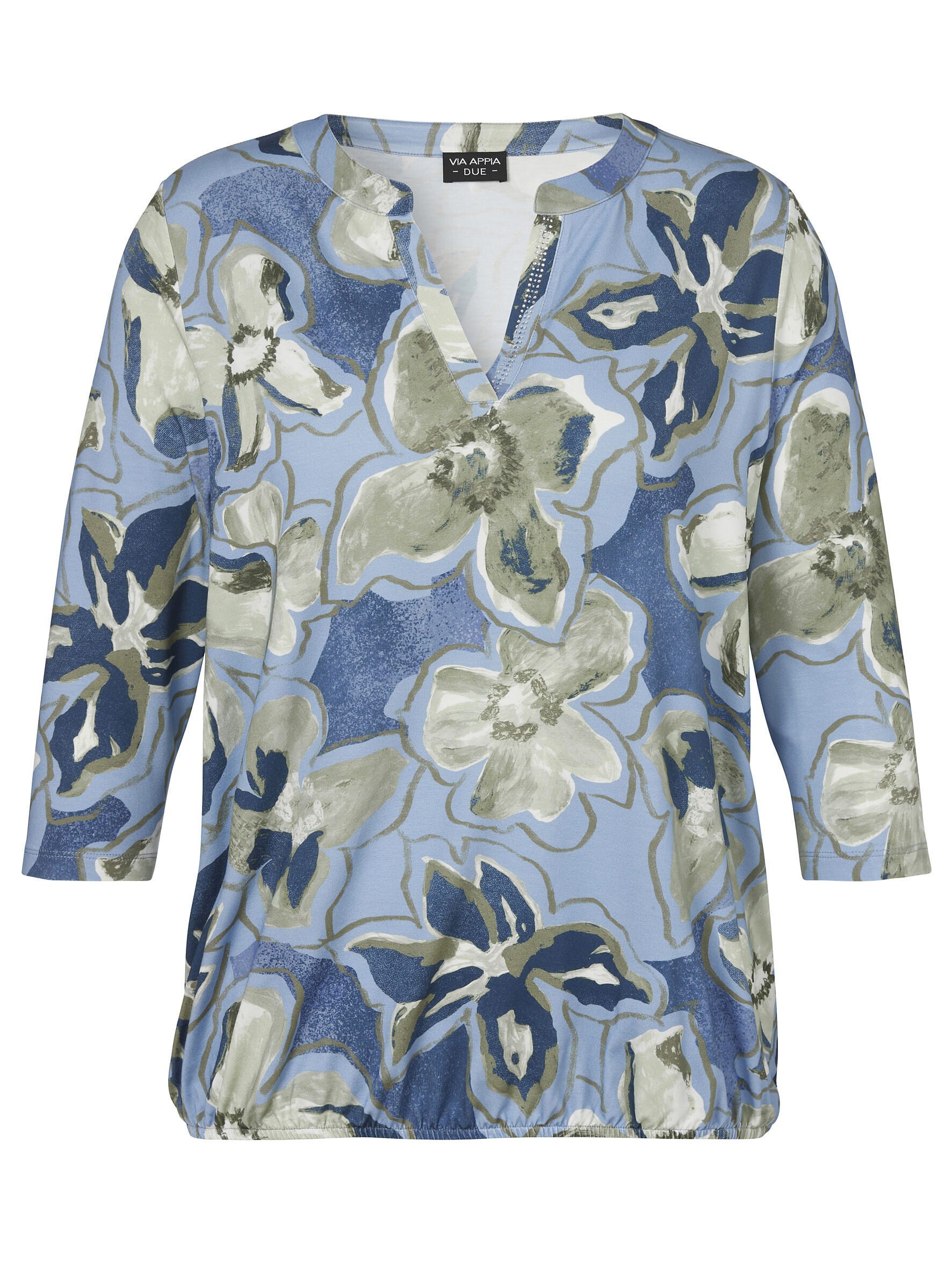 VIA APPIA DUE Print-Shirt (1-tlg) Große Größen