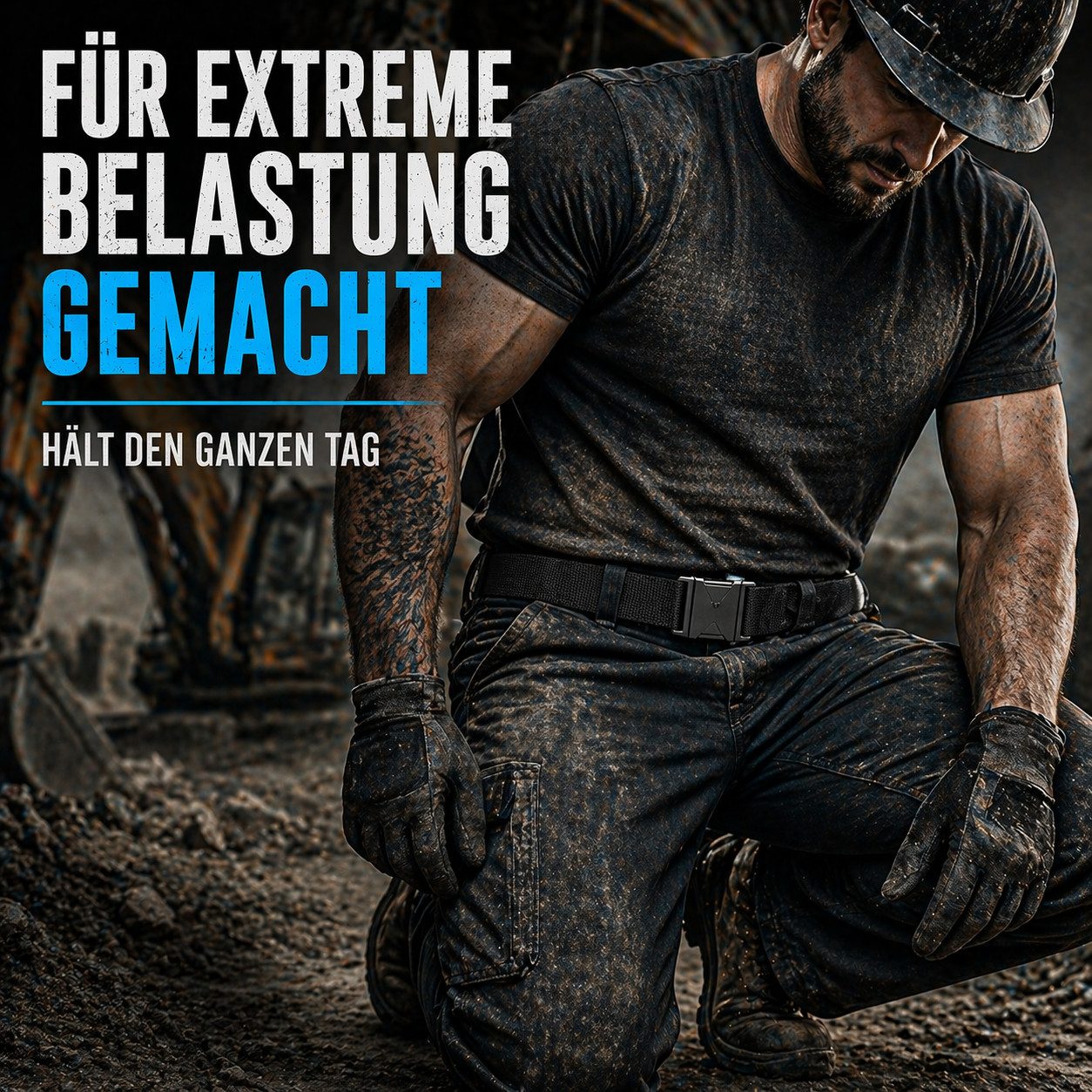 shenky Hüftgürtel 2er Set schwarzer Gürtel Männer Rettungsdienst Gürtel Arbeitsgürtel (Bundeswehr Polizei, Taktischer Gürtel) Feuerwehr Gürtel – Bild 5 von 5