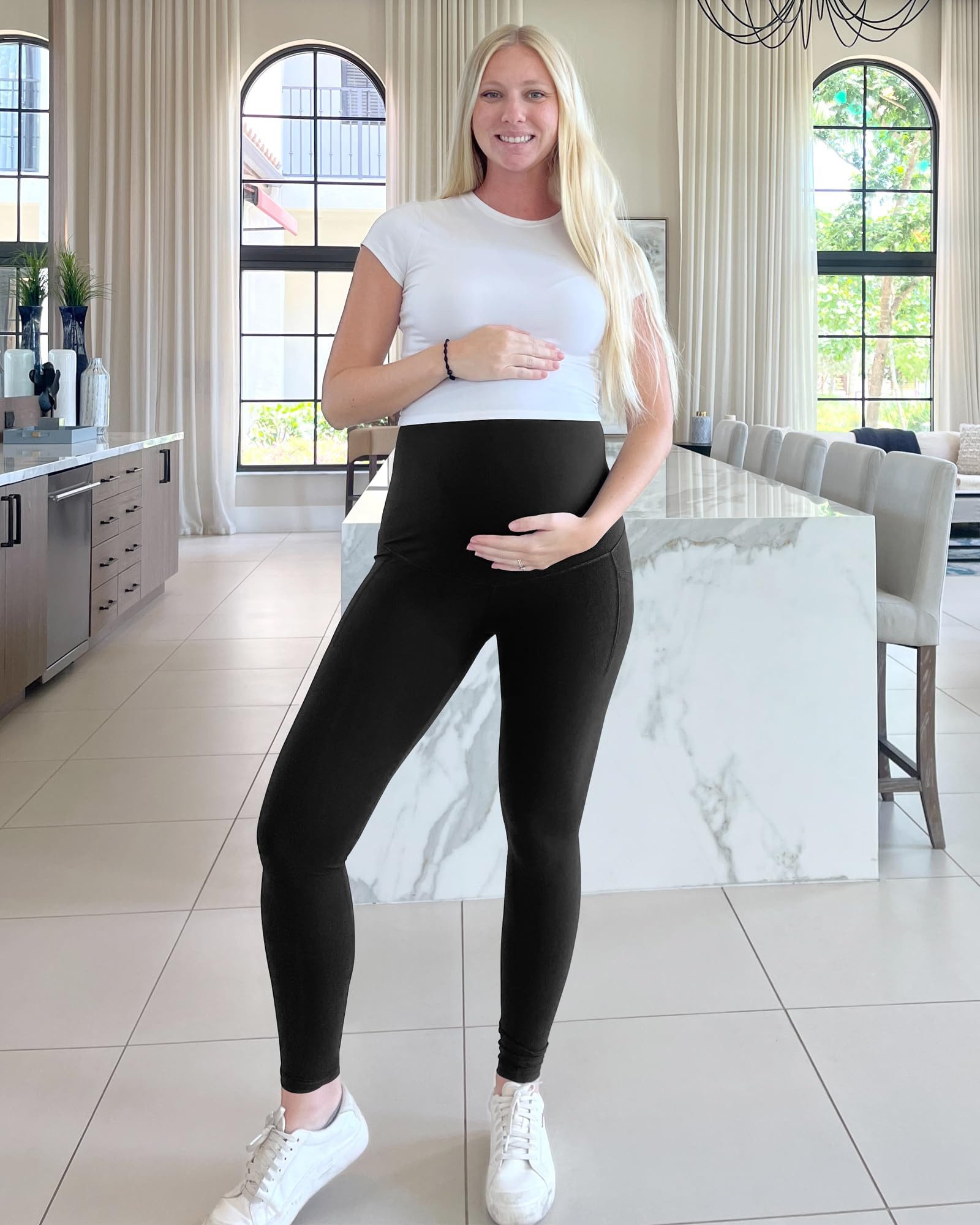G4Free Umstandshose G4Free Damen Umstandsleggings dehnbare günstig online kaufen