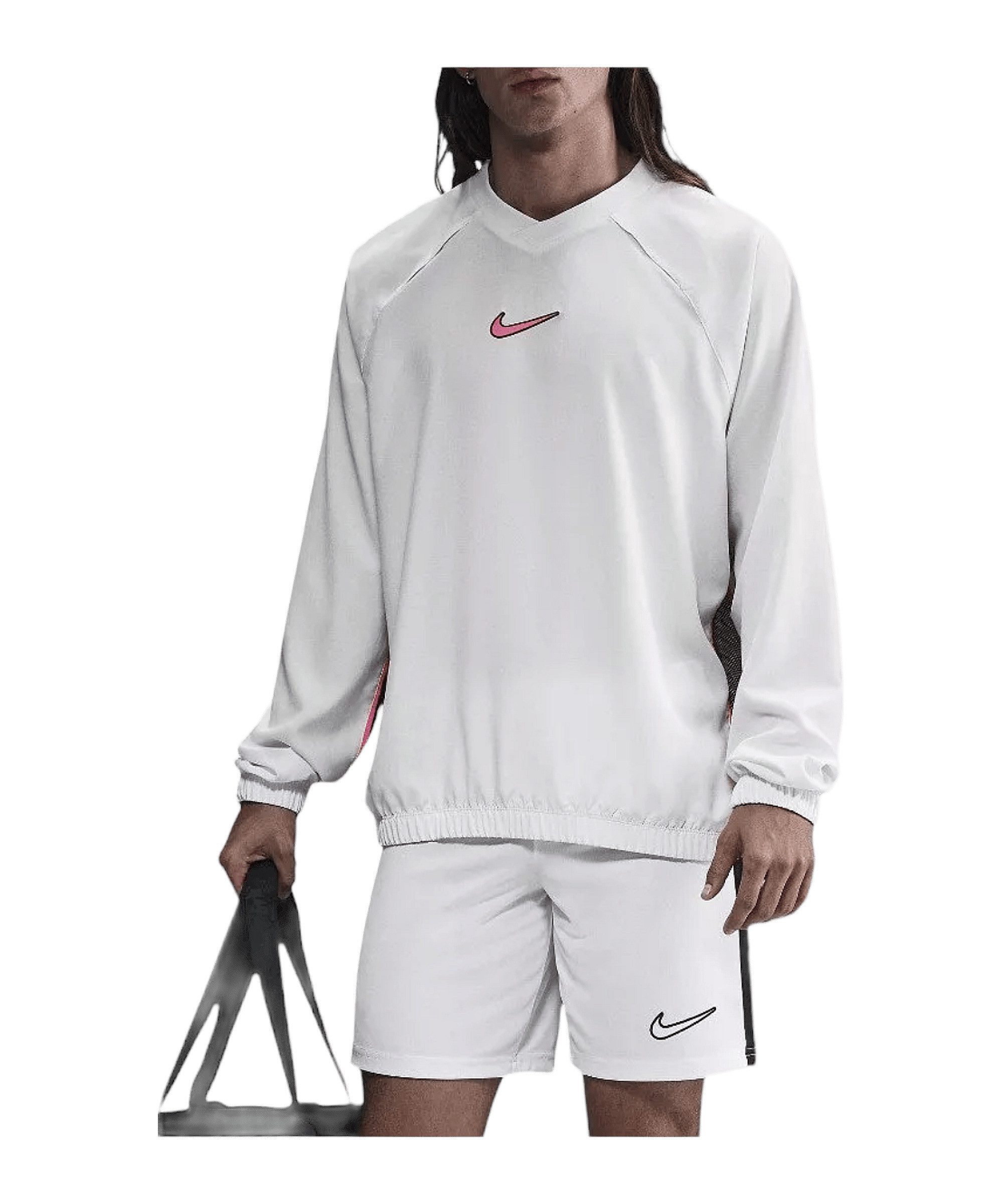 Nike T-Shirt Nike Performance Academy Trainingsshirt Weiß Polyester