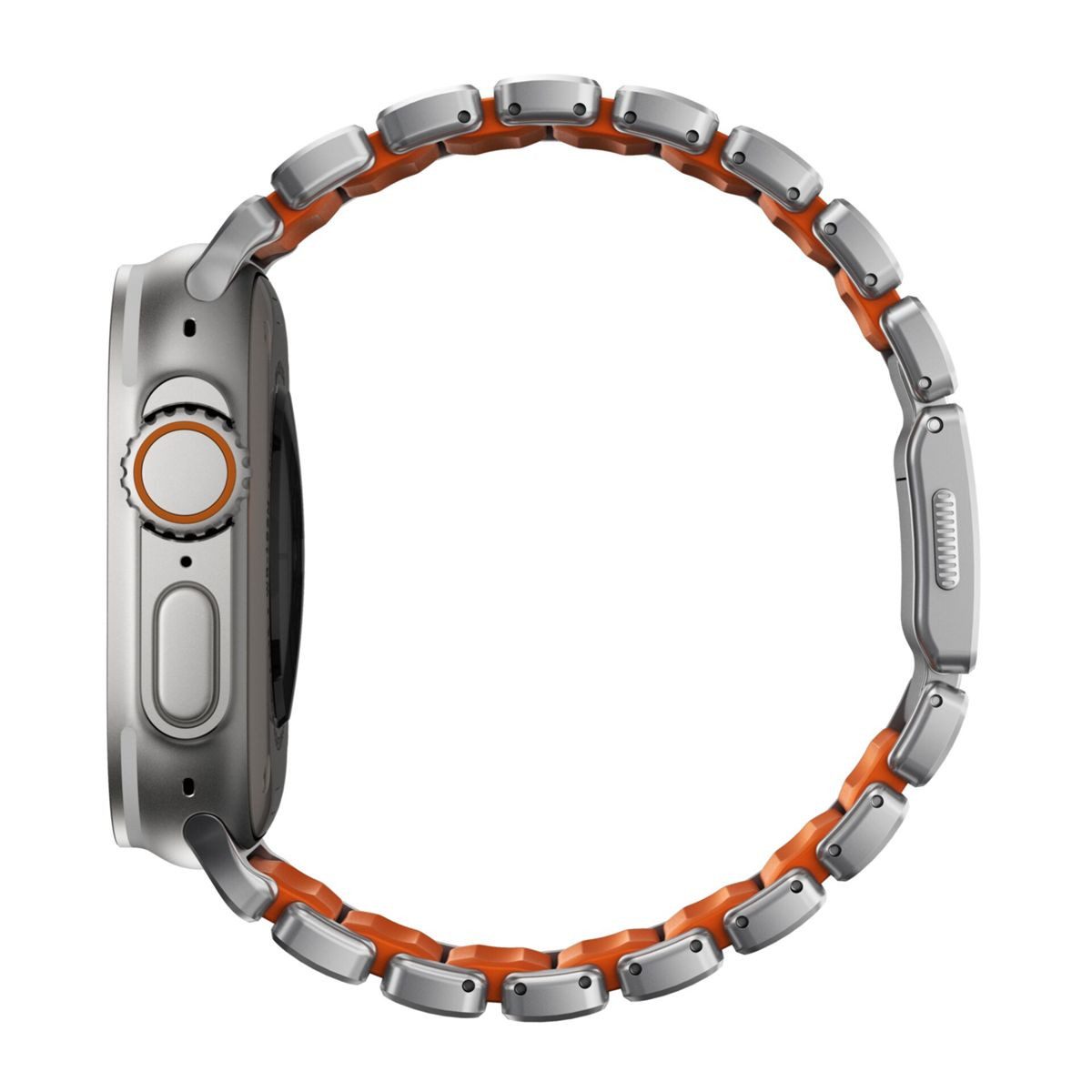 Nomad Smartwatch-Armband Stratos Band Titanium Natural 49mm Ultra