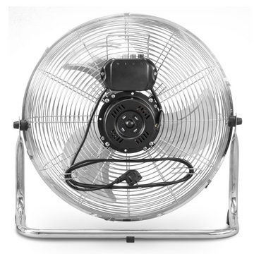 TROTEC Bodenventilator TVM 18, Chrom, Ventilator, Windmaschine, Lüfter