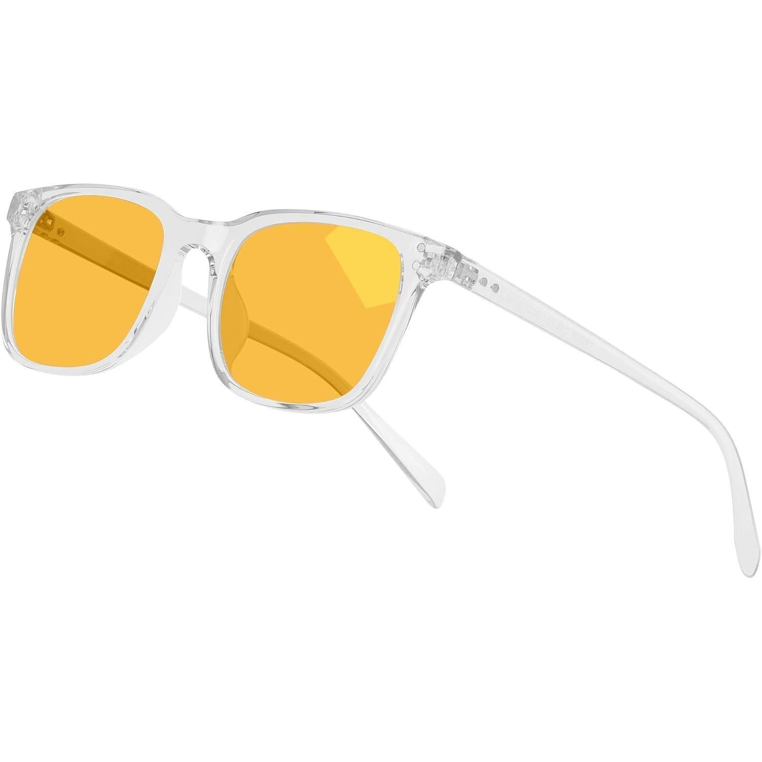 LuxusKollektion Brille Computerbrille PC Gaming Blue Light Damen Herren Klar Hell Orange89%