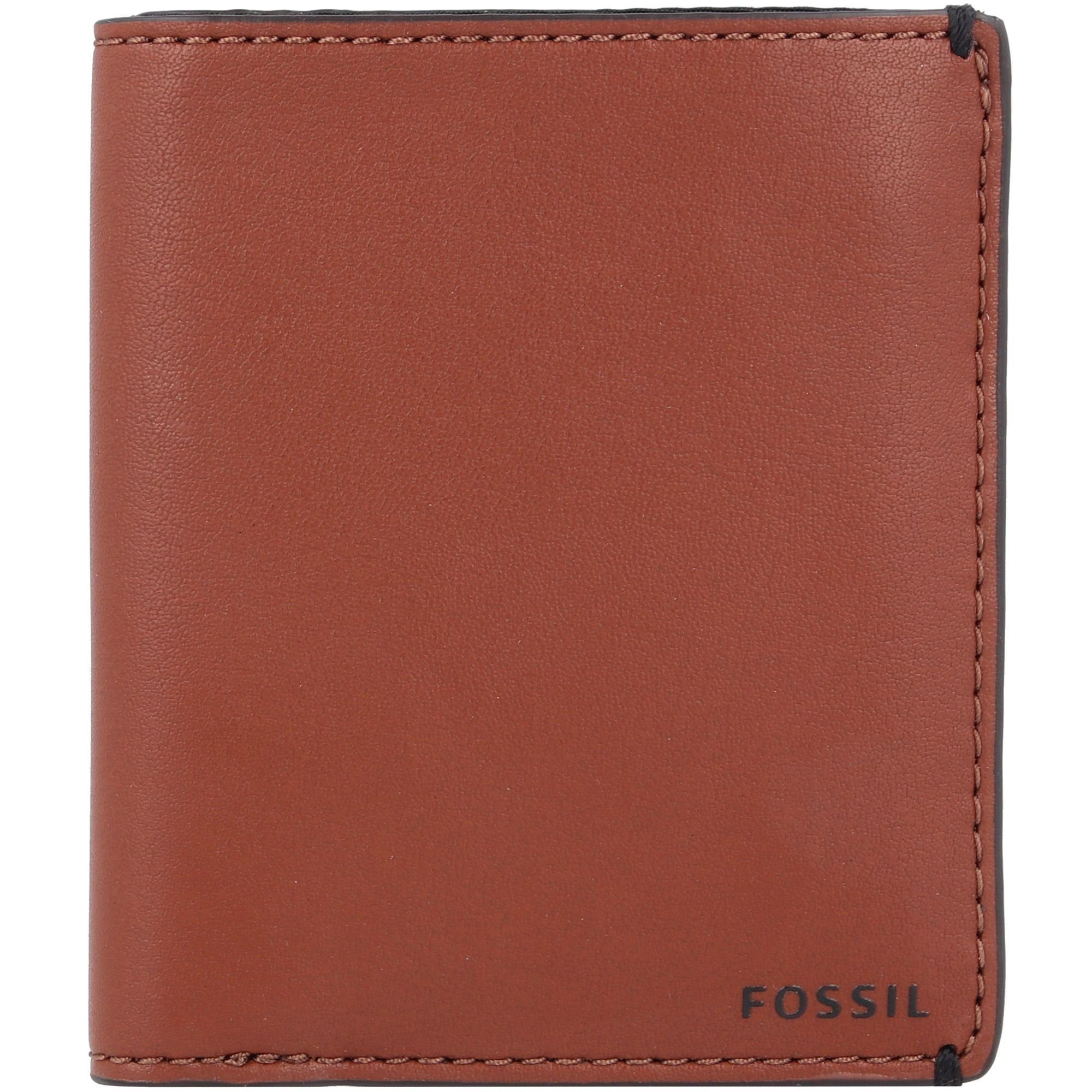 Fossil Geldbörse Joshua, Kunstleder medium brown | Geldbörsen